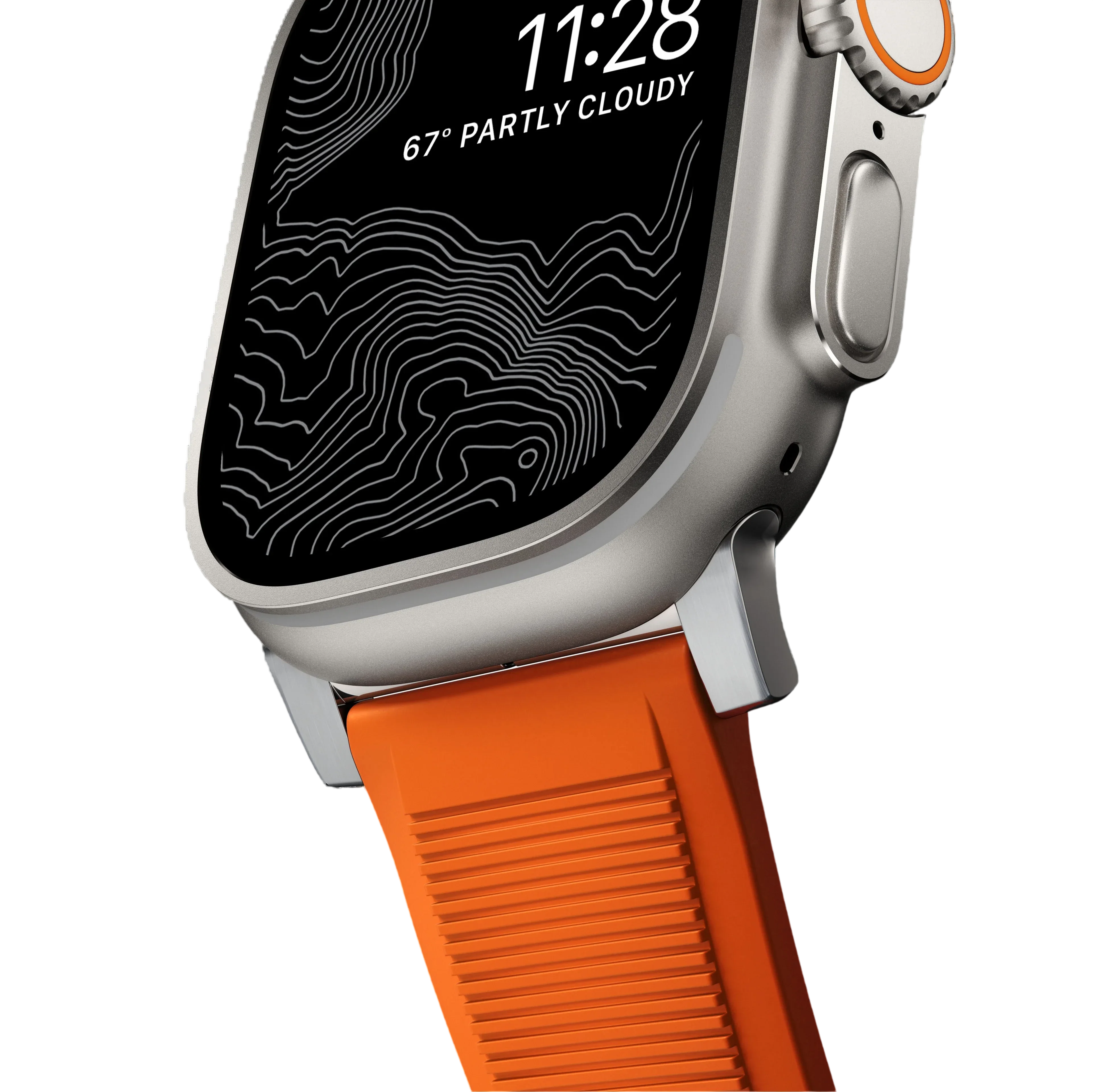 Nomad Rugged Band for Apple Watch Ultra 49mm - Ultra Orange
