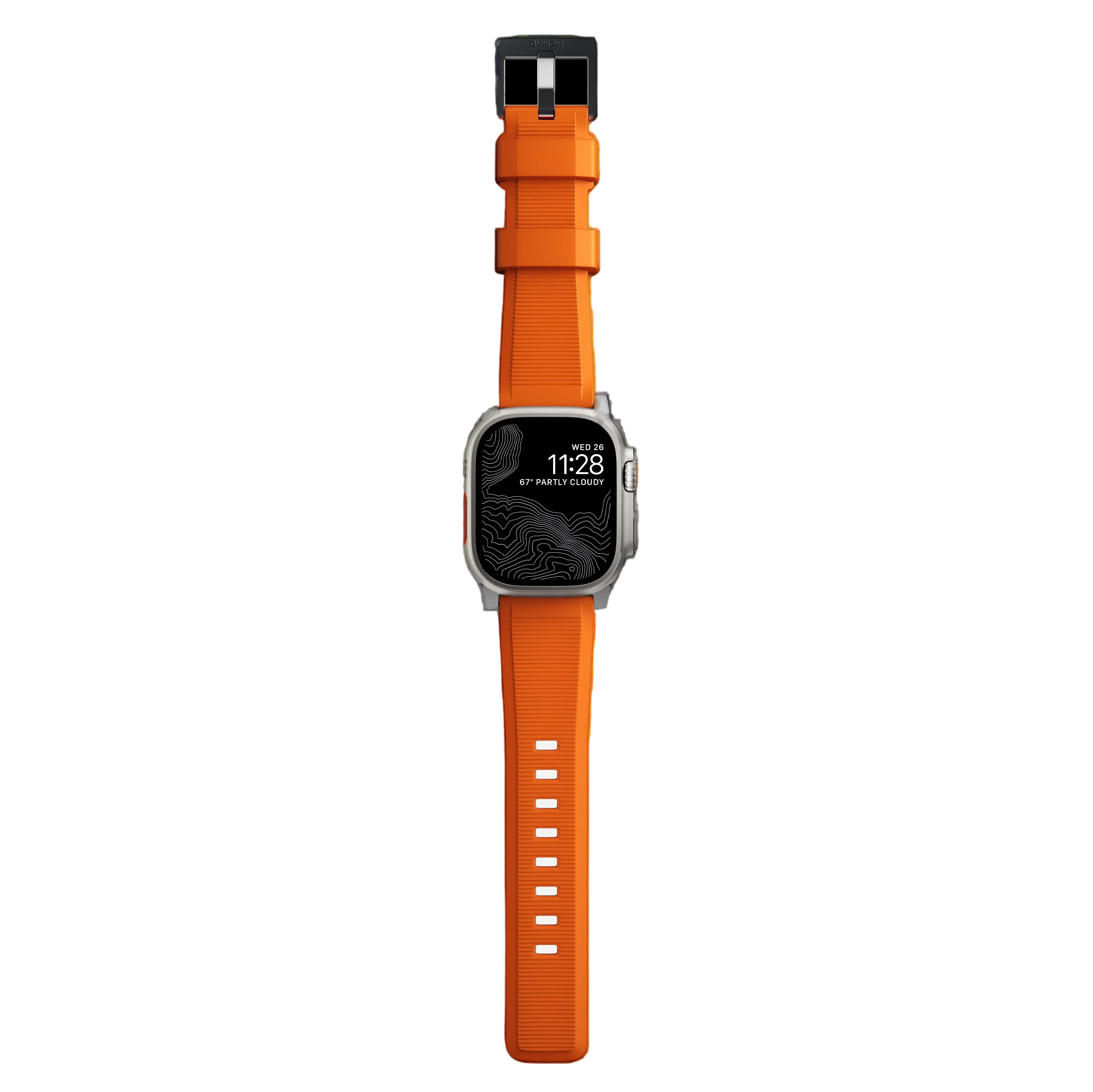 Nomad Rugged Band for Apple Watch Ultra 49mm - Ultra Orange