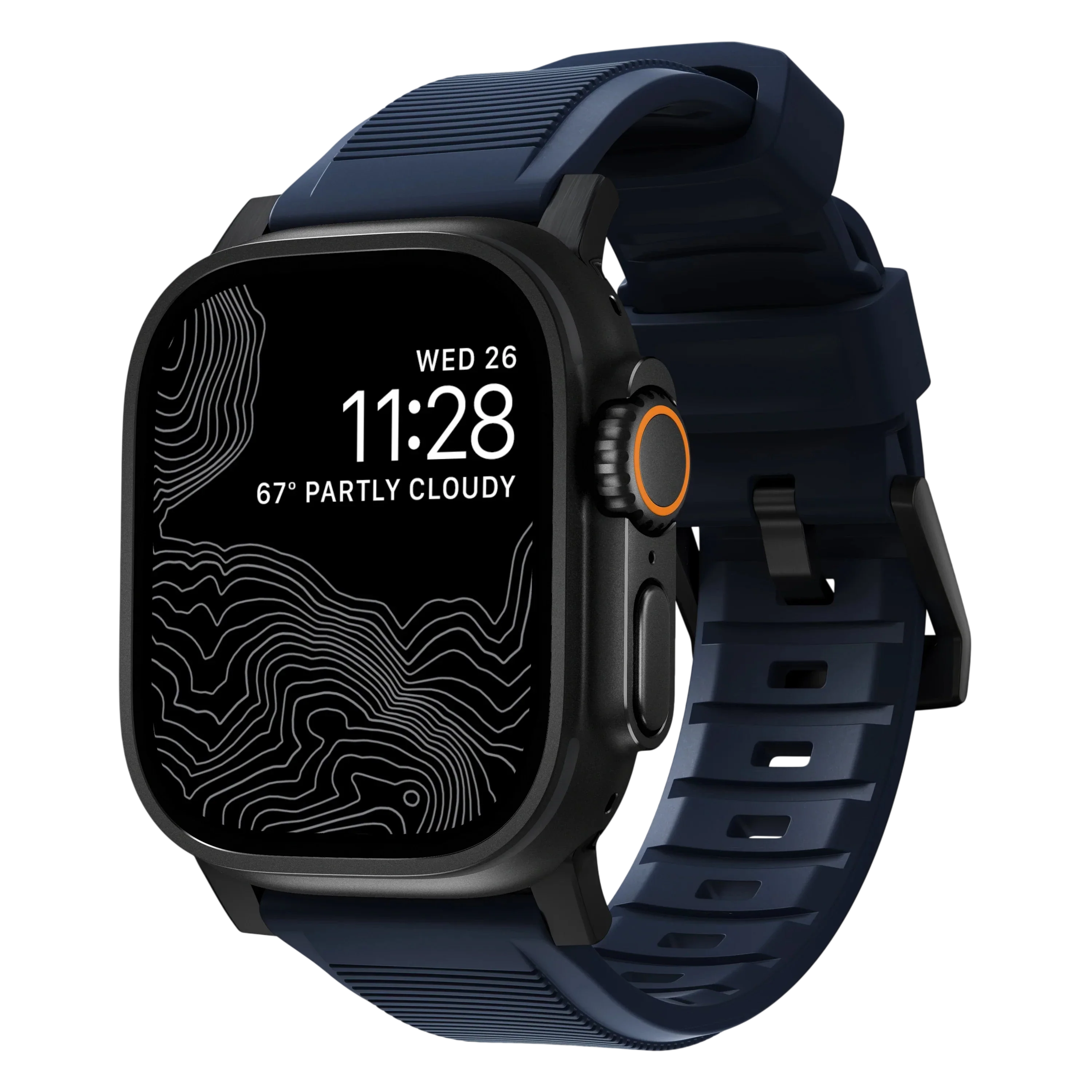 Nomad Rugged Band for Apple Watch Ultra 49mm - Atlantic Blue