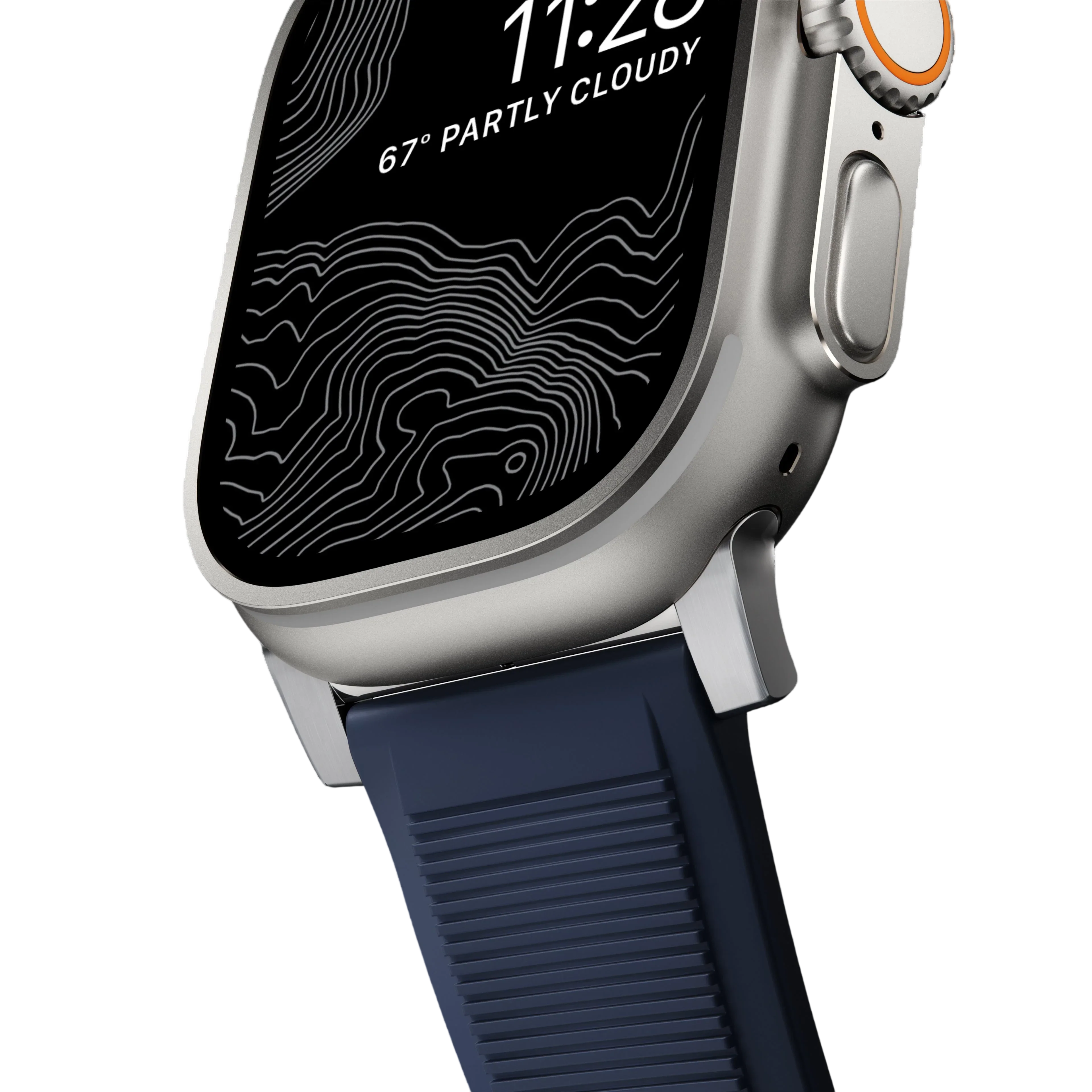 Nomad Rugged Band for Apple Watch Ultra 49mm - Atlantic Blue