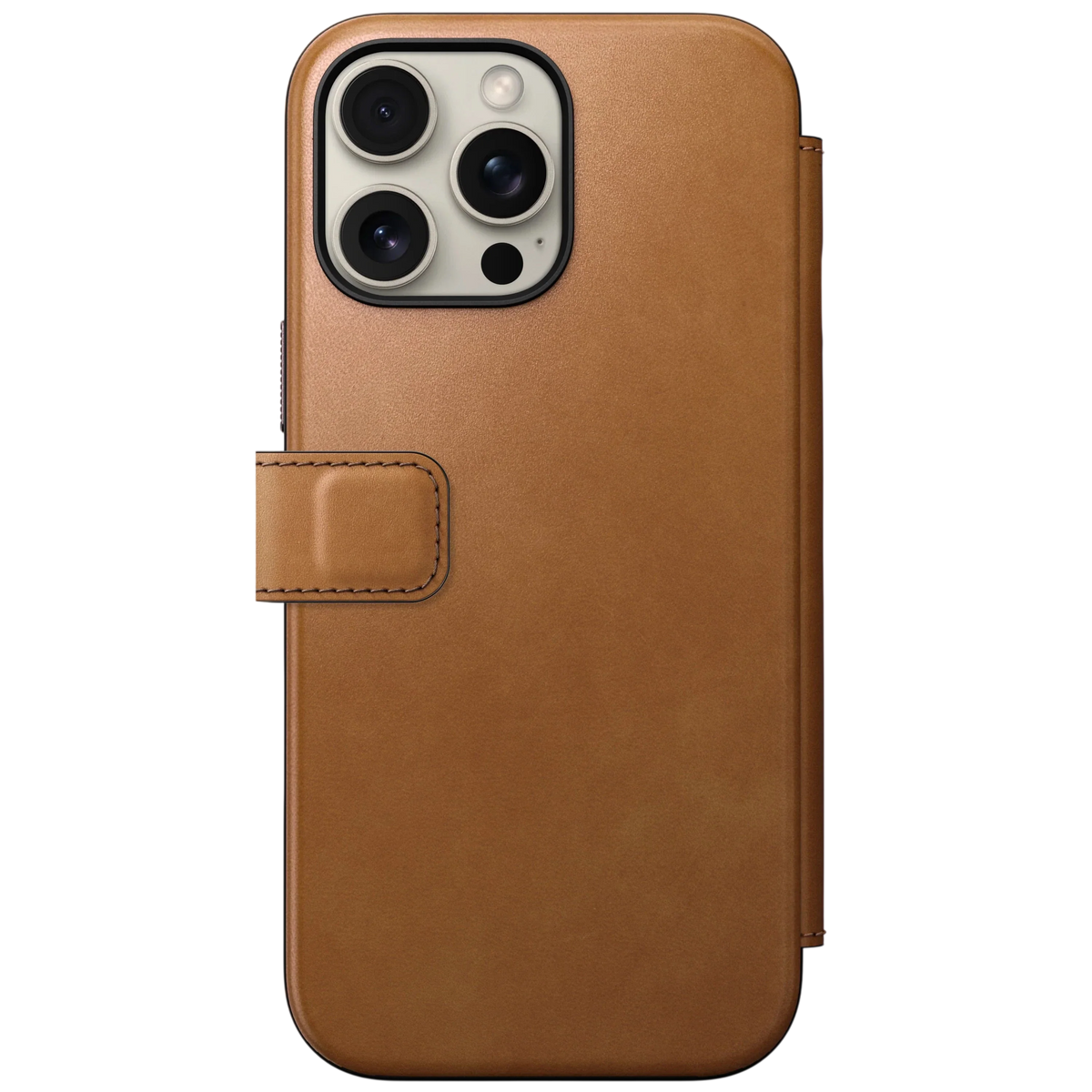 جراب Nomad Modern Leather Folio Case for iPhone 16 Pro Max - English T