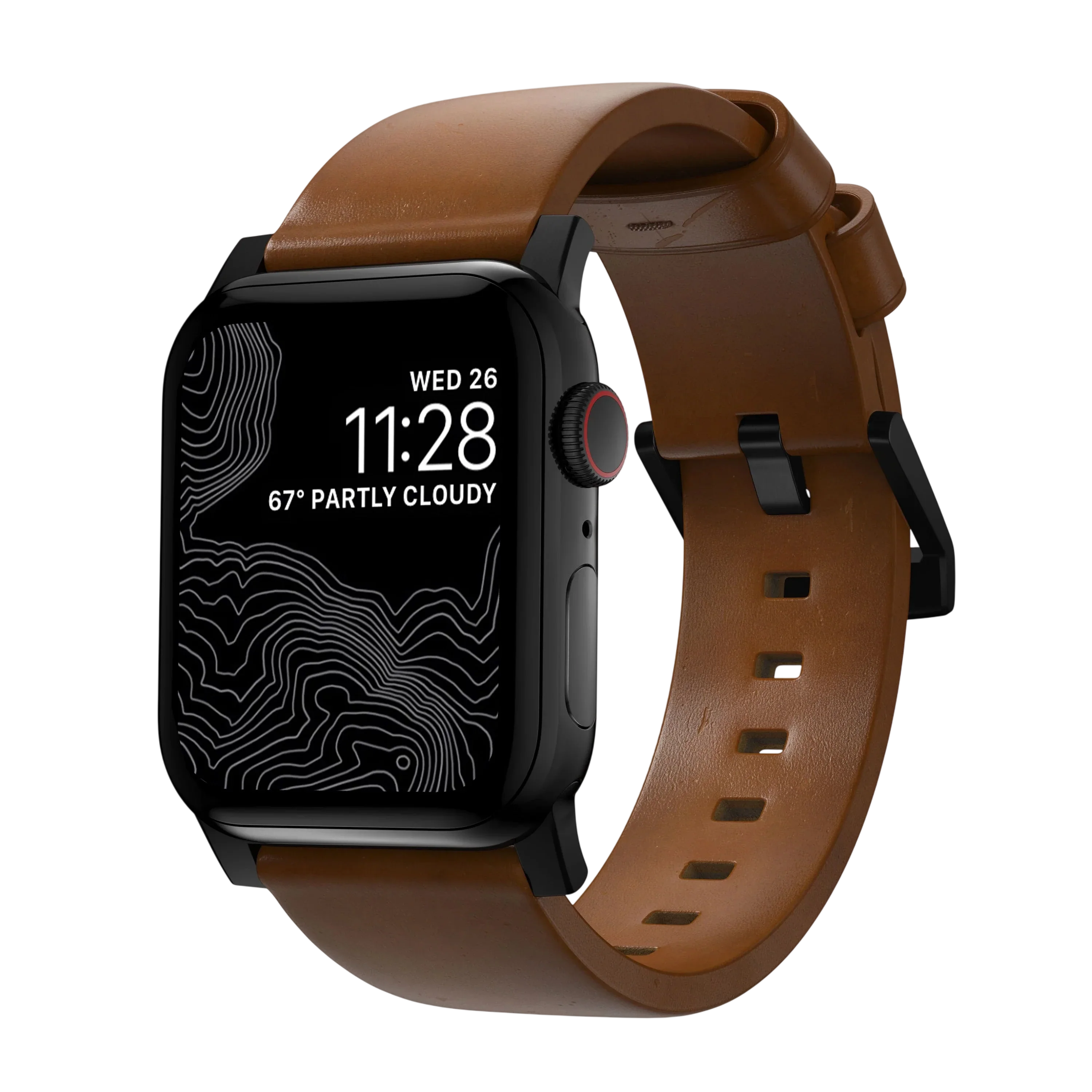Nomad Modern Leather Band for Apple Watch Ultra 3 / 2 / 1 - 49mm - English Tan