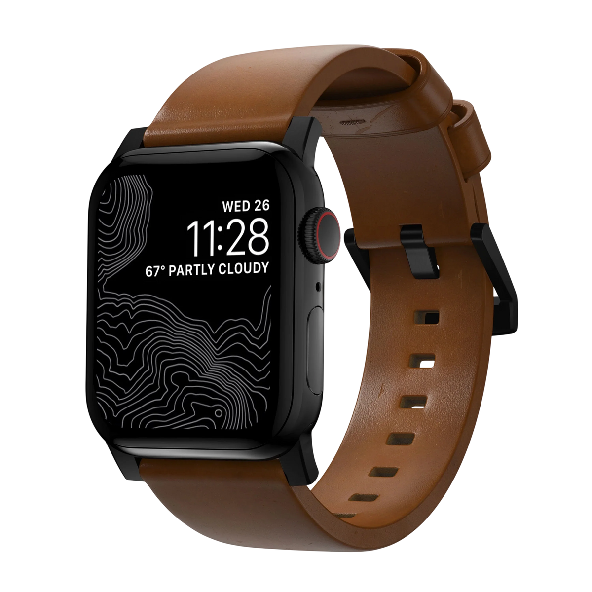Nomad Modern Leather Band for Apple Watch Ultra 3 / 2 / 1 - 49mm - English Tan