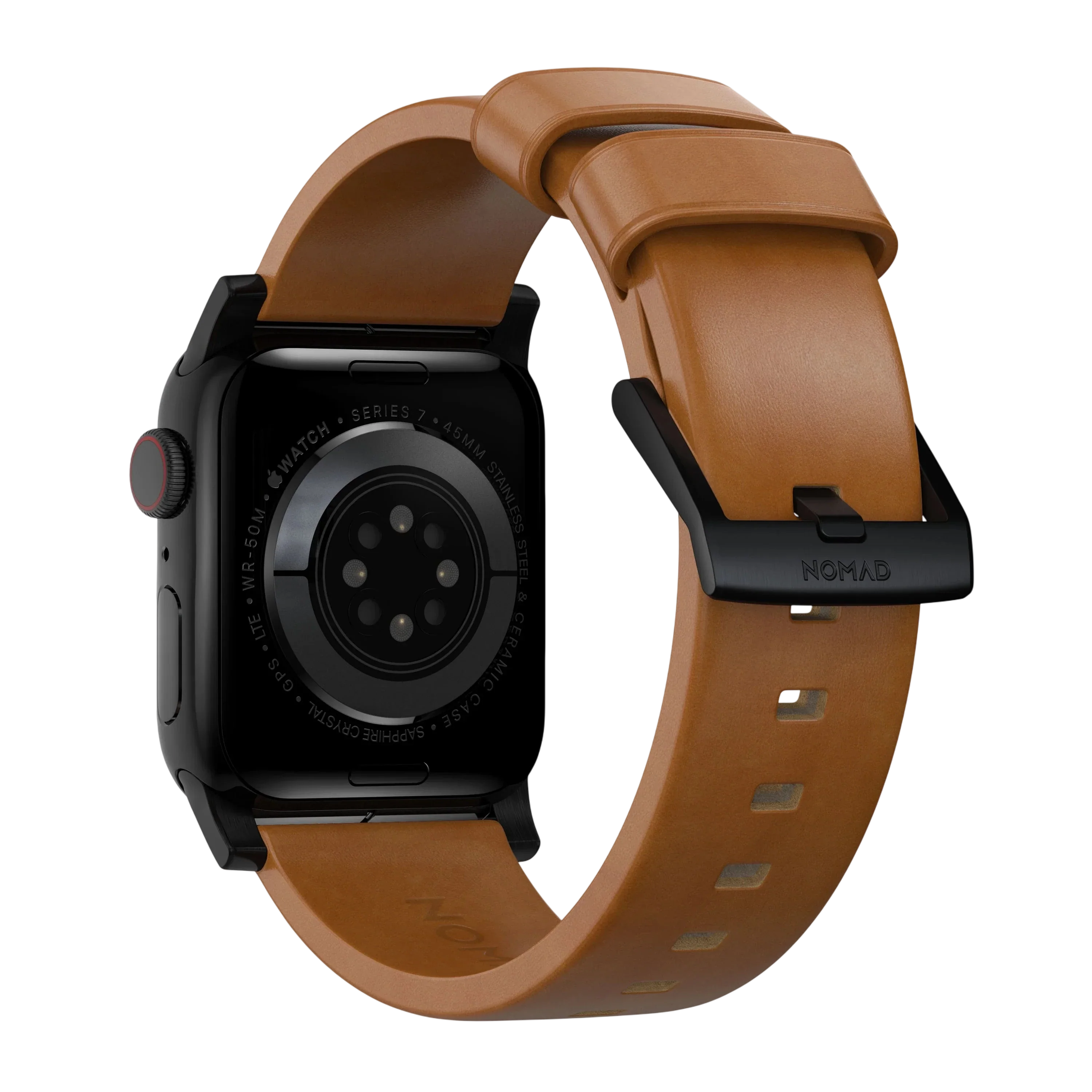 Nomad Modern Leather Band for Apple Watch Ultra 3 / 2 / 1 - 49mm - English Tan