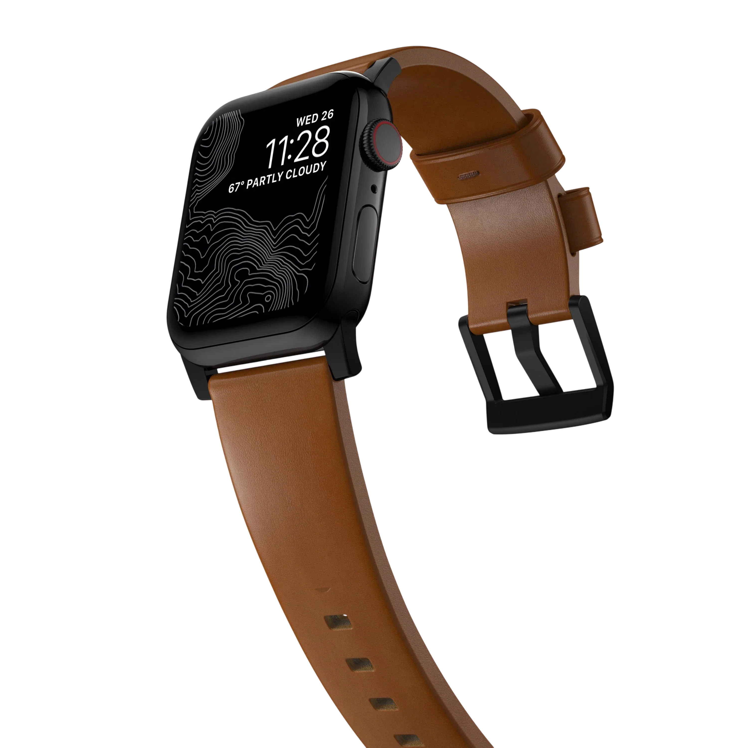 Nomad Modern Leather Band for Apple Watch Ultra 3 / 2 / 1 - 49mm - English Tan