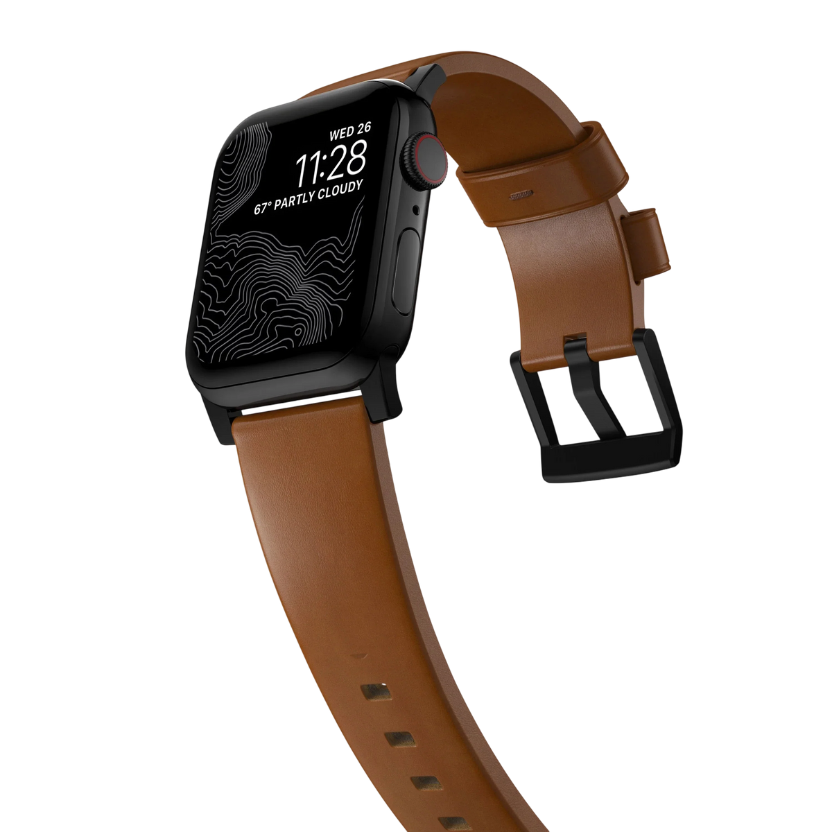 Nomad Modern Leather Band for Apple Watch Ultra 3 / 2 / 1 - 49mm - English Tan