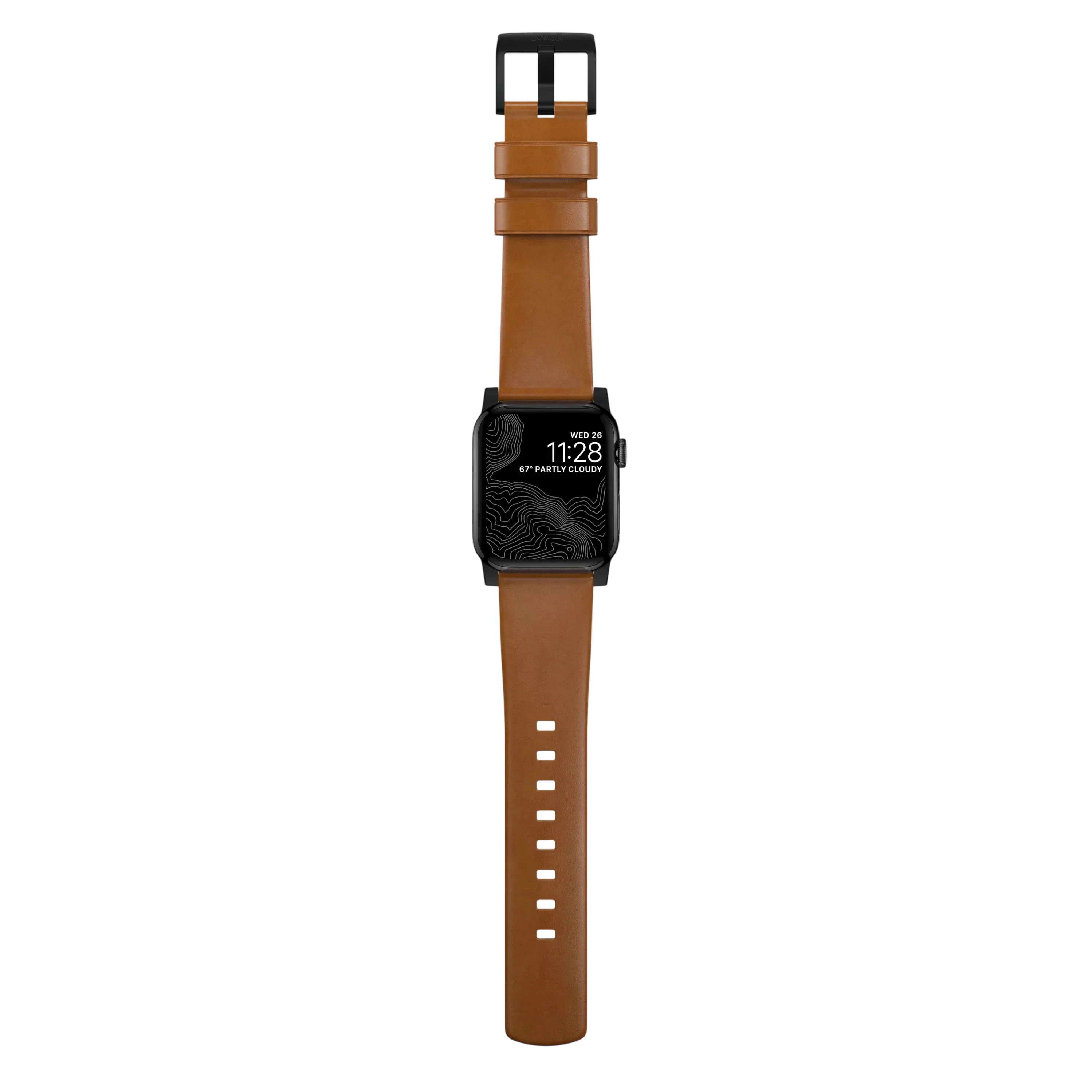 Nomad Modern Leather Band for Apple Watch Ultra 3 / 2 / 1 - 49mm - English Tan