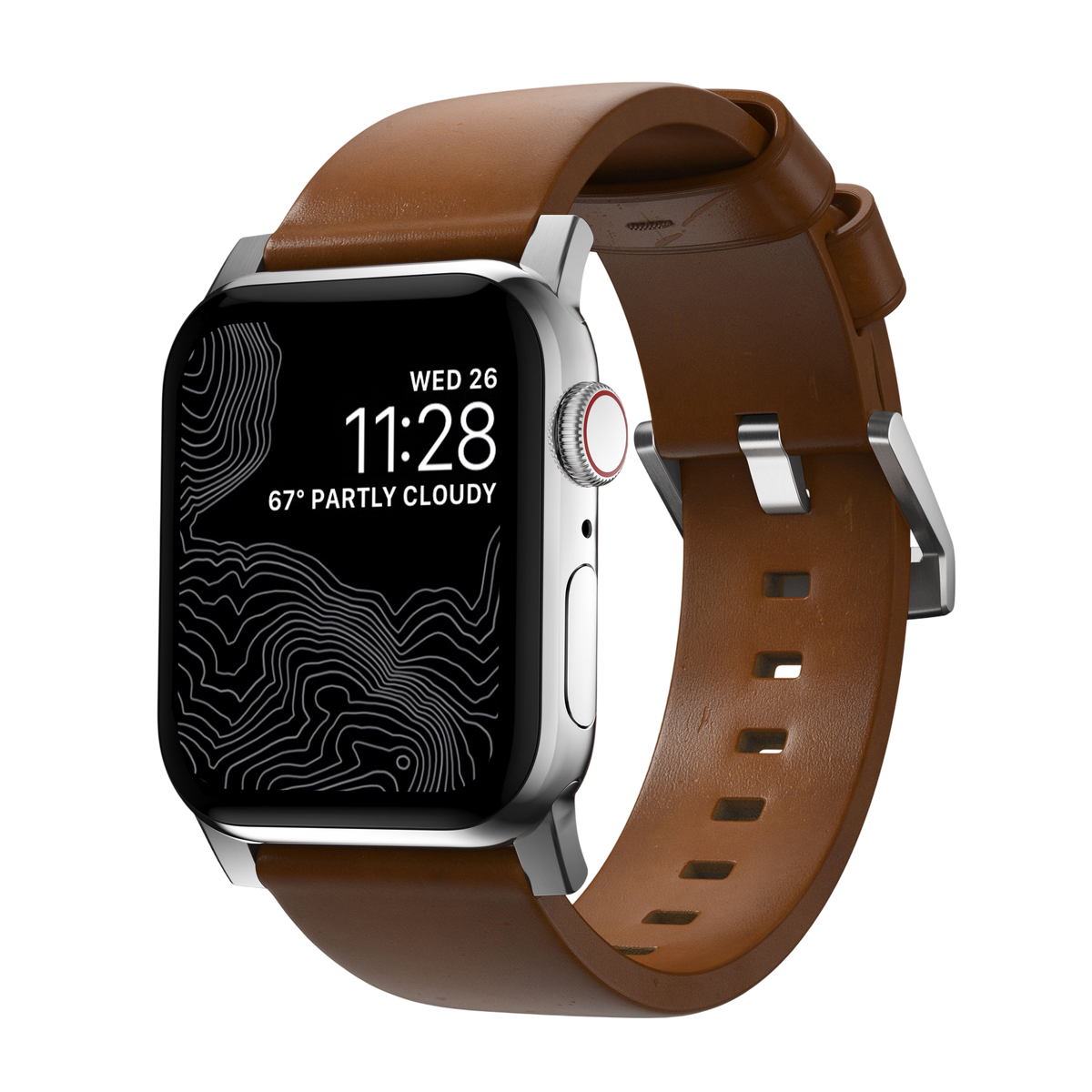 Nomad Modern Leather Band for Apple Watch Ultra 3 / 2 / 1 - 49mm - English Tan