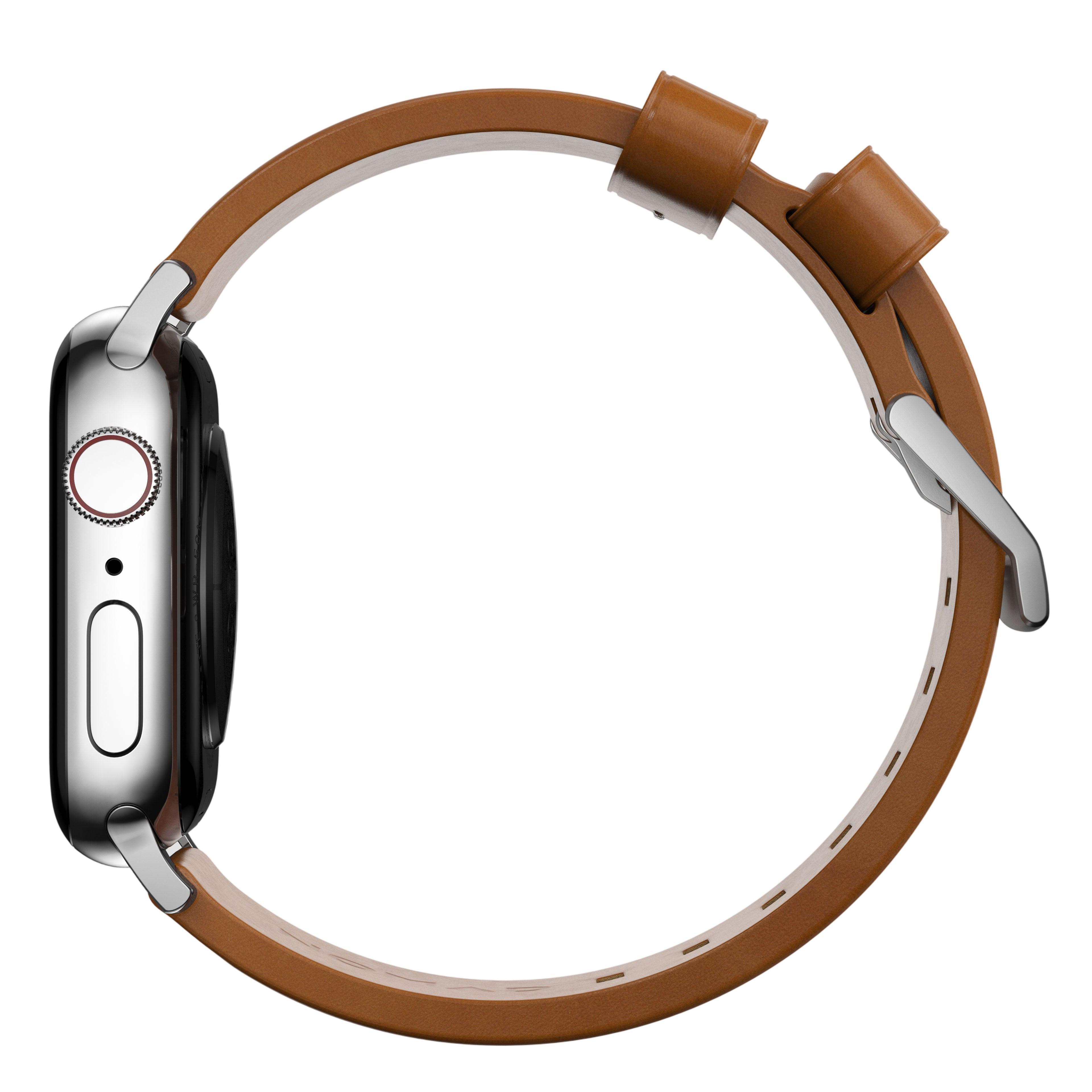 Nomad Modern Leather Band for Apple Watch Ultra 3 / 2 / 1 - 49mm - English Tan