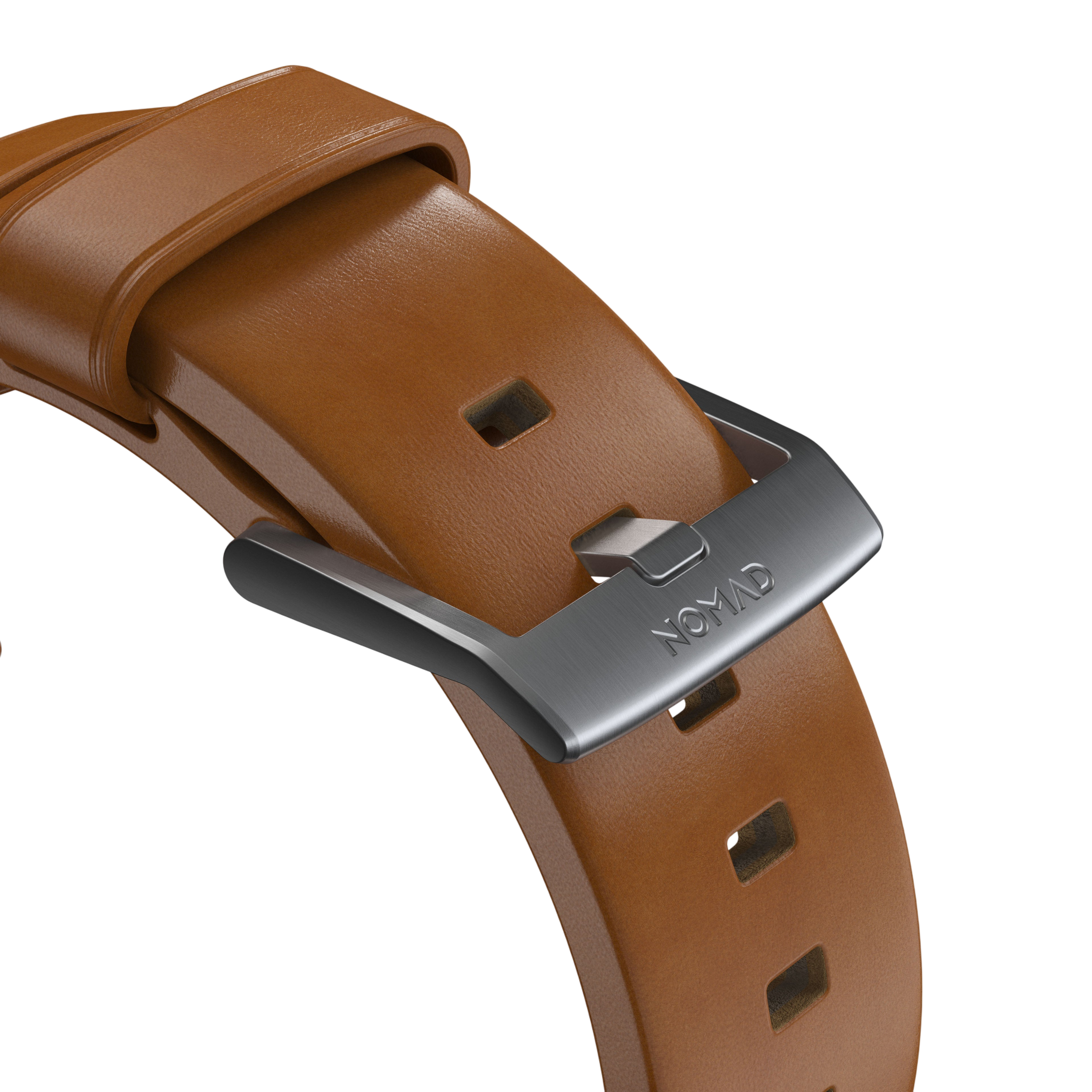 Nomad Modern Leather Band for Apple Watch Ultra 3 / 2 / 1 - 49mm - English Tan