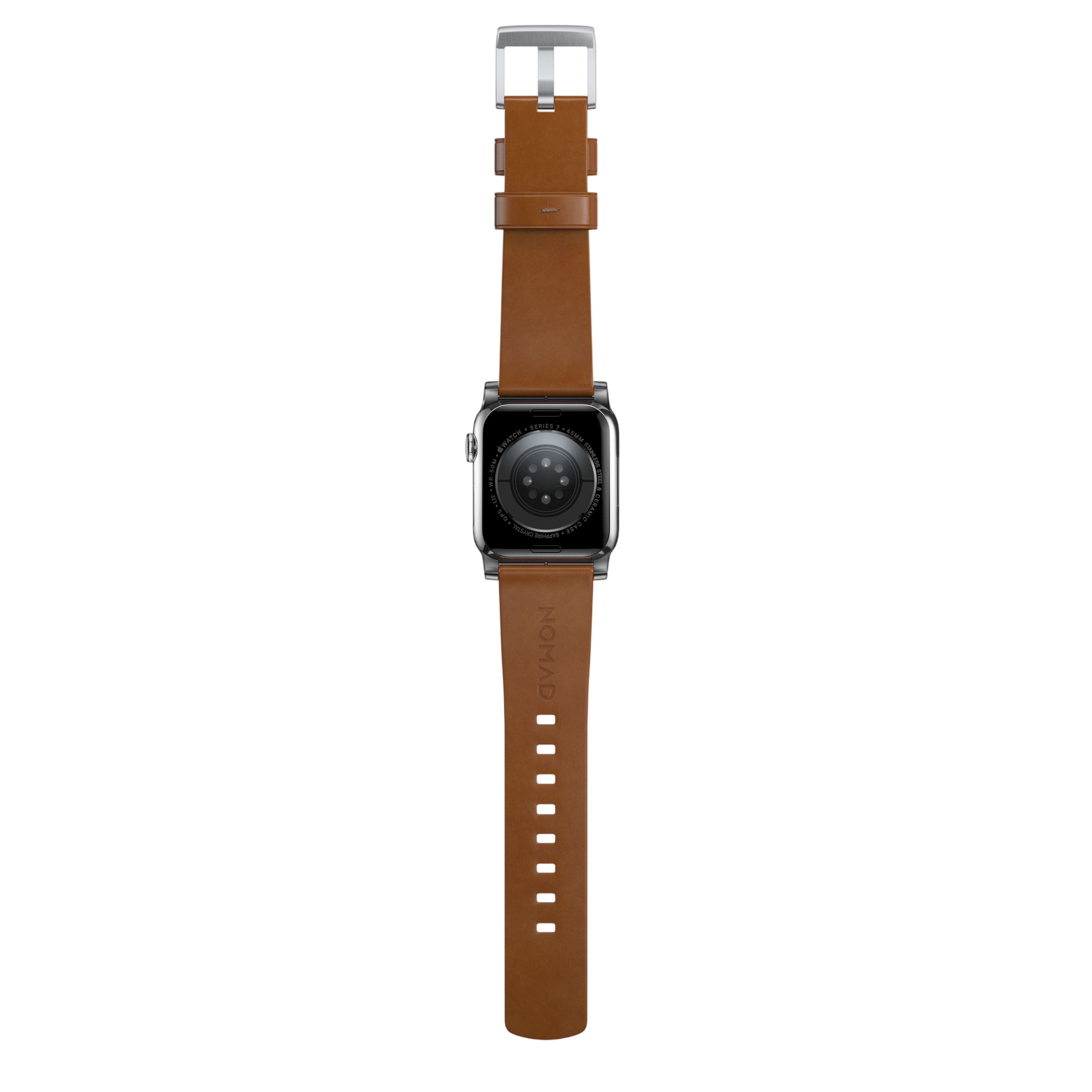 Nomad Modern Leather Band for Apple Watch Ultra 3 / 2 / 1 - 49mm - English Tan
