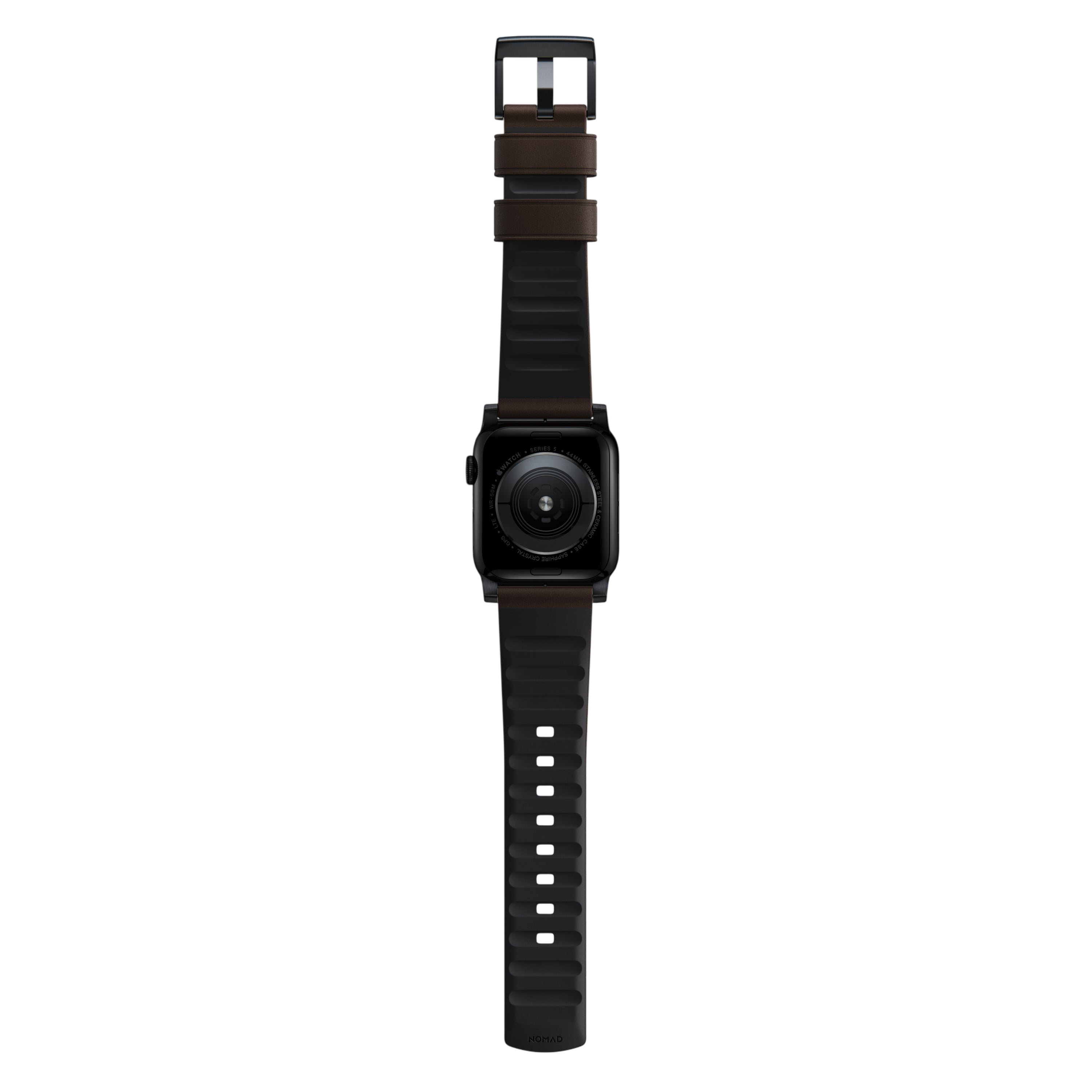 Nomad Active Band Pro Leather Band for Apple Watch 49mm / 46mm / 45mm - Rustic Brown