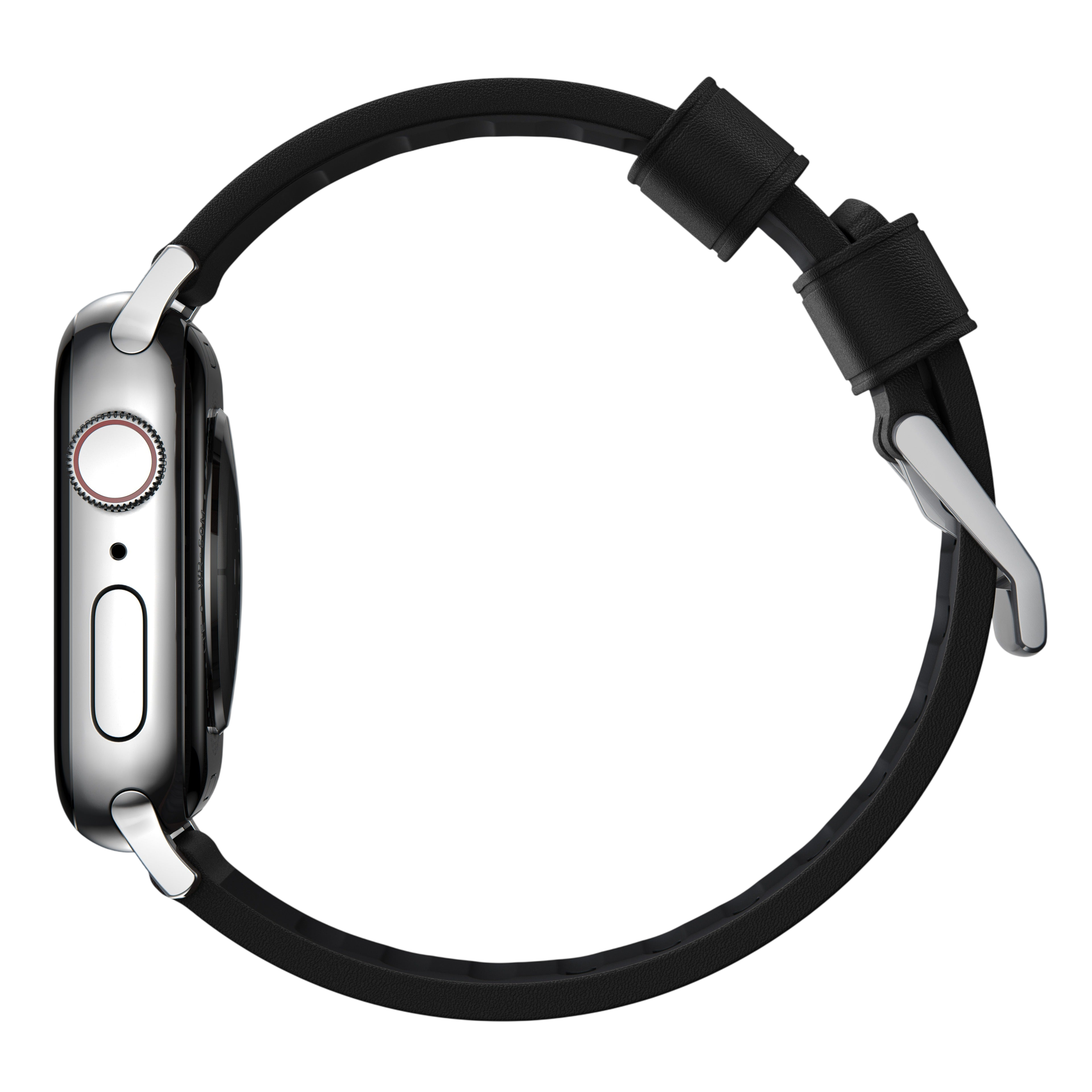 Nomad Active Band Pro Leather Band for Apple Watch 49mm / 46mm / 45mm - Black