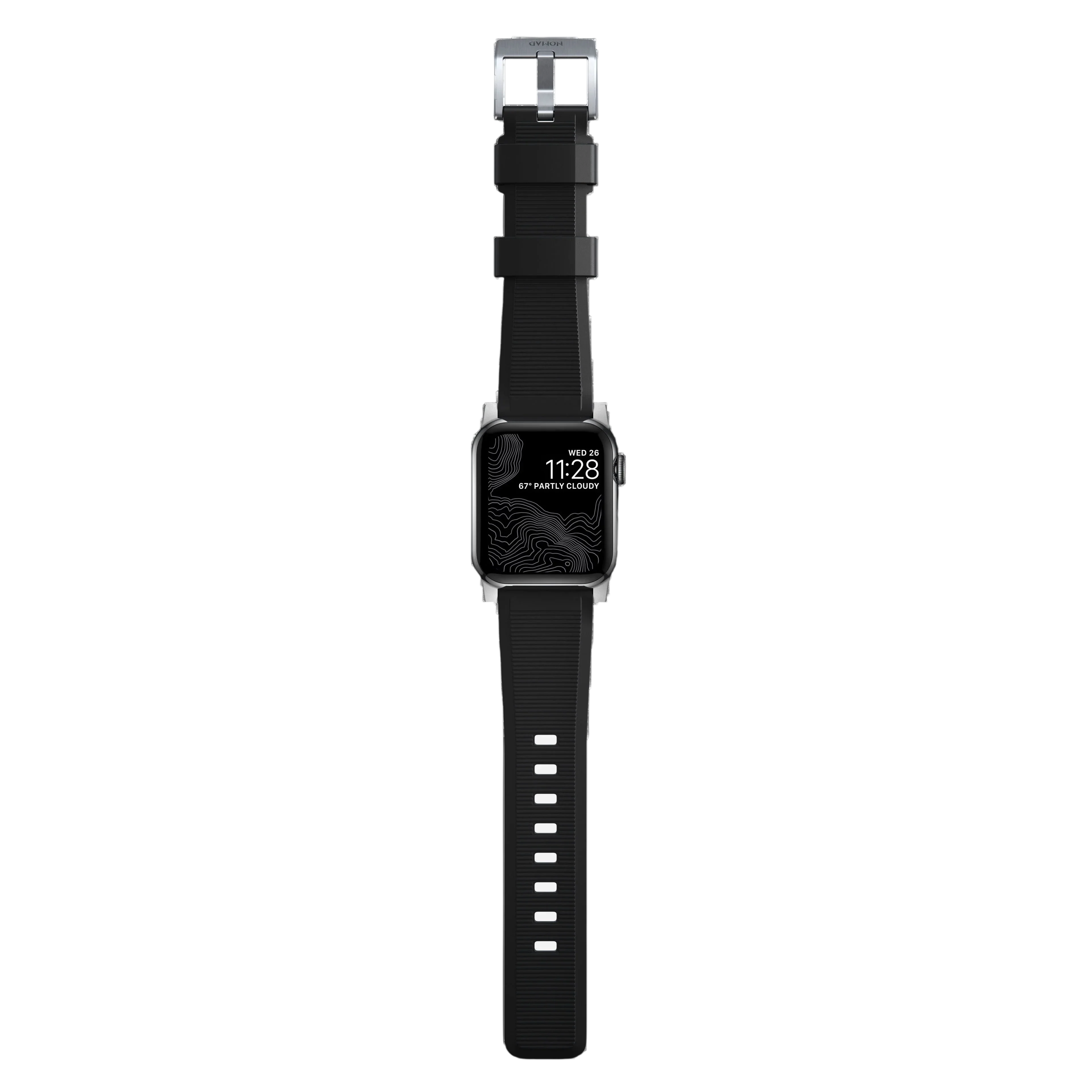 Nomad Rugged Band for Apple Watch Ultra 49mm - Black