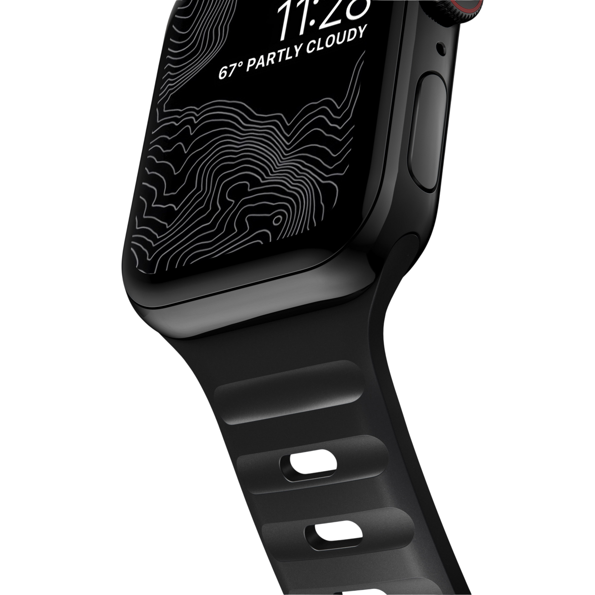 Nomad Waterproof Sport Band for Apple Watch 42mm / 41mm / 40mm - Black