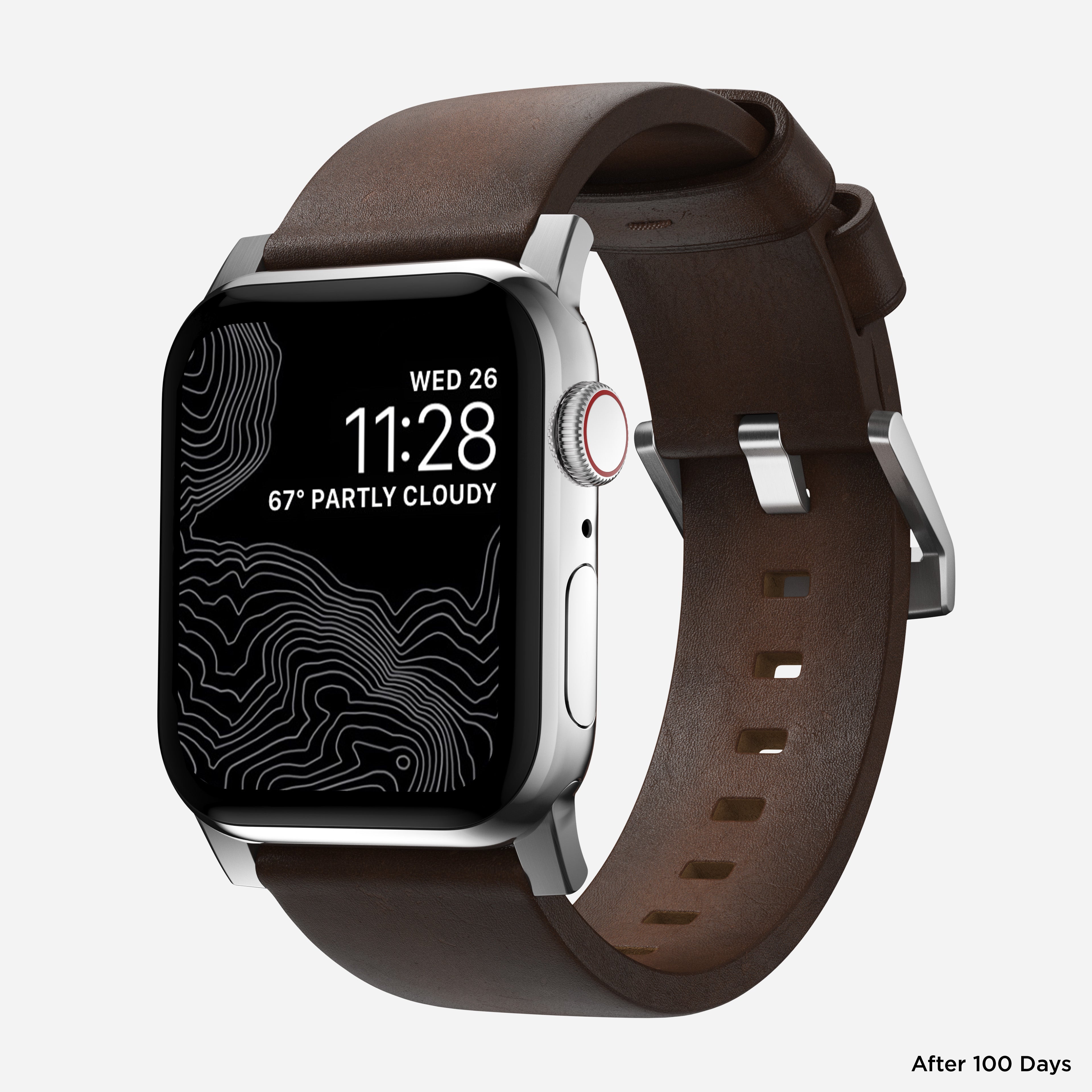 Nomad Modern Leather Band for Apple Watch Ultra 3 / 2 / 1 - 49mm - Brown