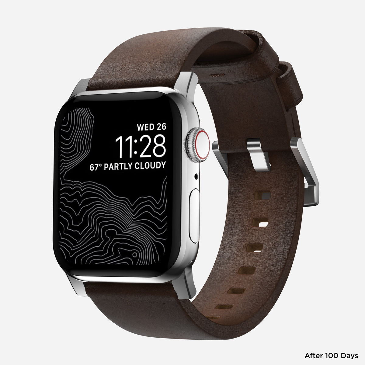 Nomad Modern Leather Band for Apple Watch Ultra 3 / 2 / 1 - 49mm - Brown
