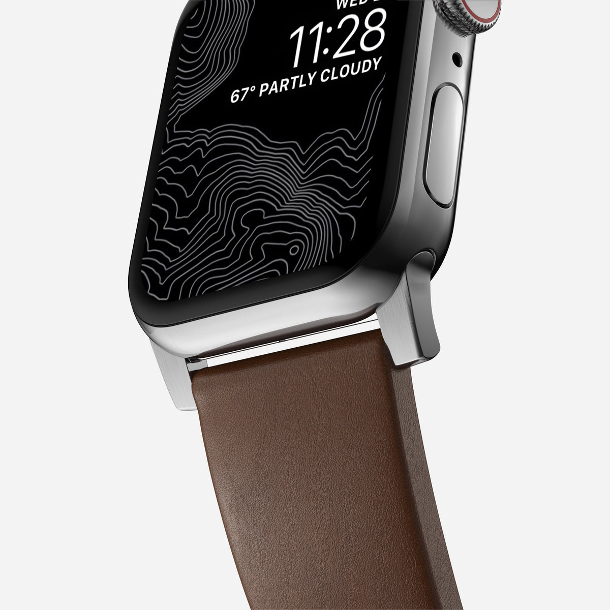 Nomad Modern Leather Band for Apple Watch Ultra 3 / 2 / 1 - 49mm - Brown
