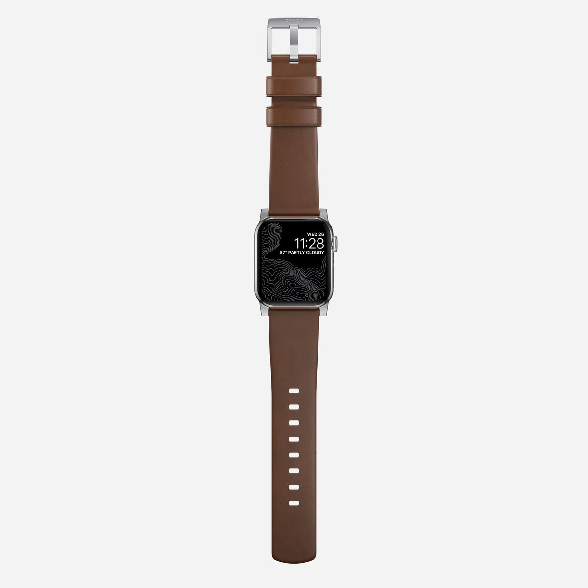 Nomad Modern Leather Band for Apple Watch Ultra 3 / 2 / 1 - 49mm - Brown