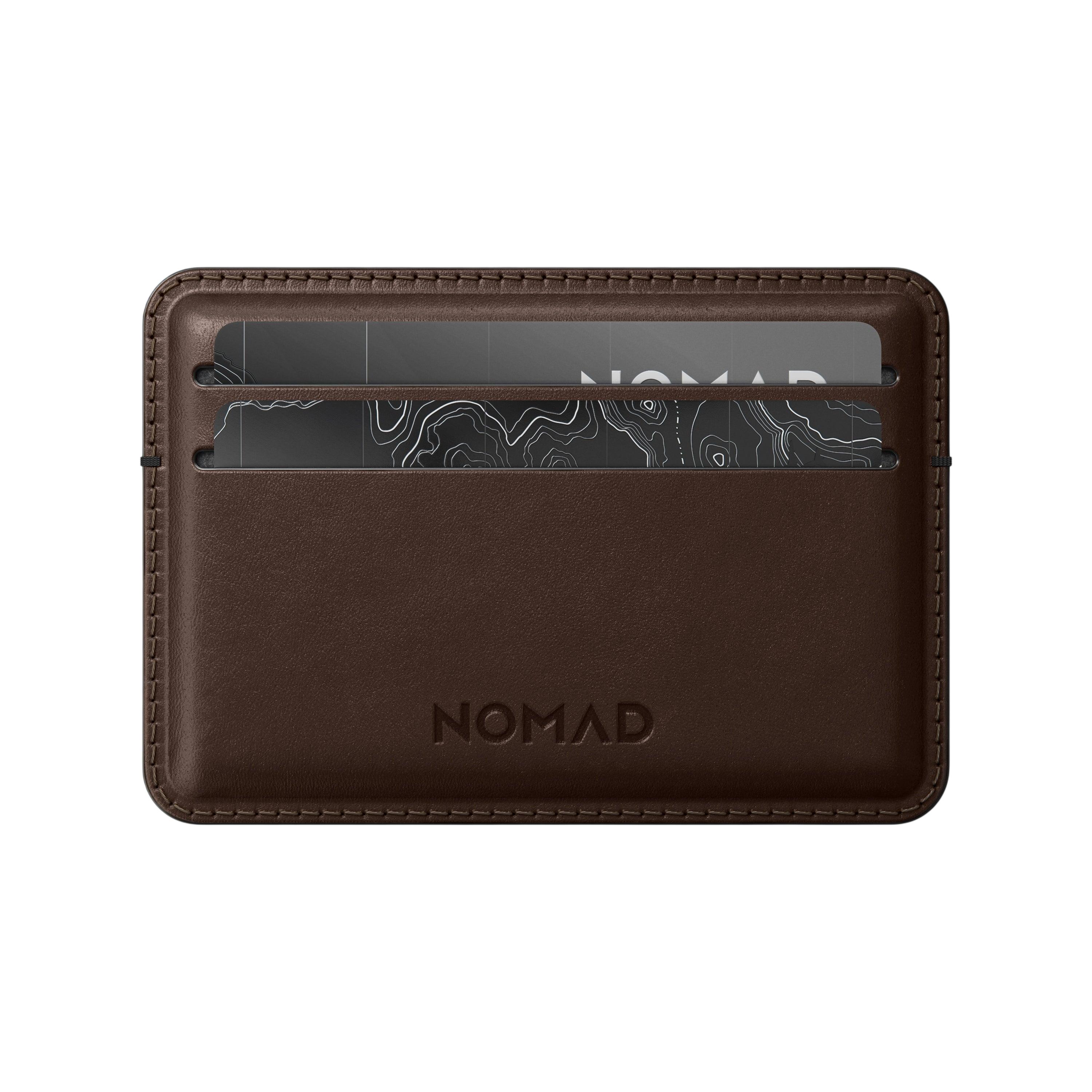 Nomad Card Wallet (Horween Leather) - Rustic Brown