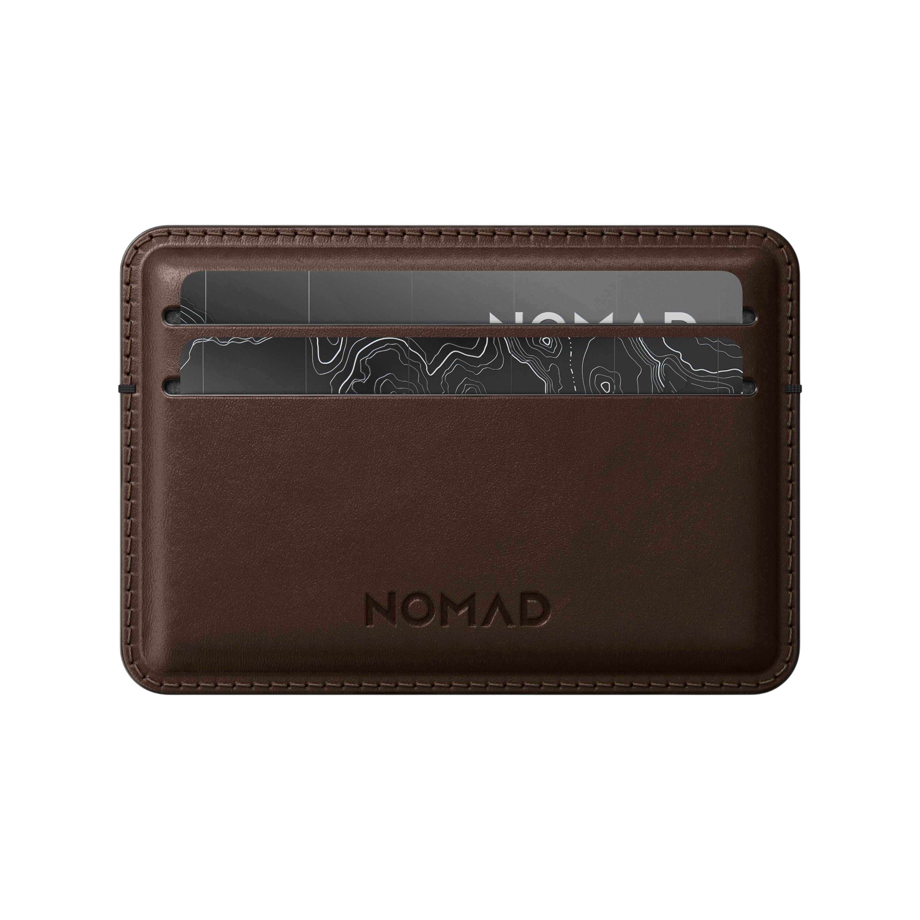 Nomad Card Wallet (Horween Leather) - Rustic Brown