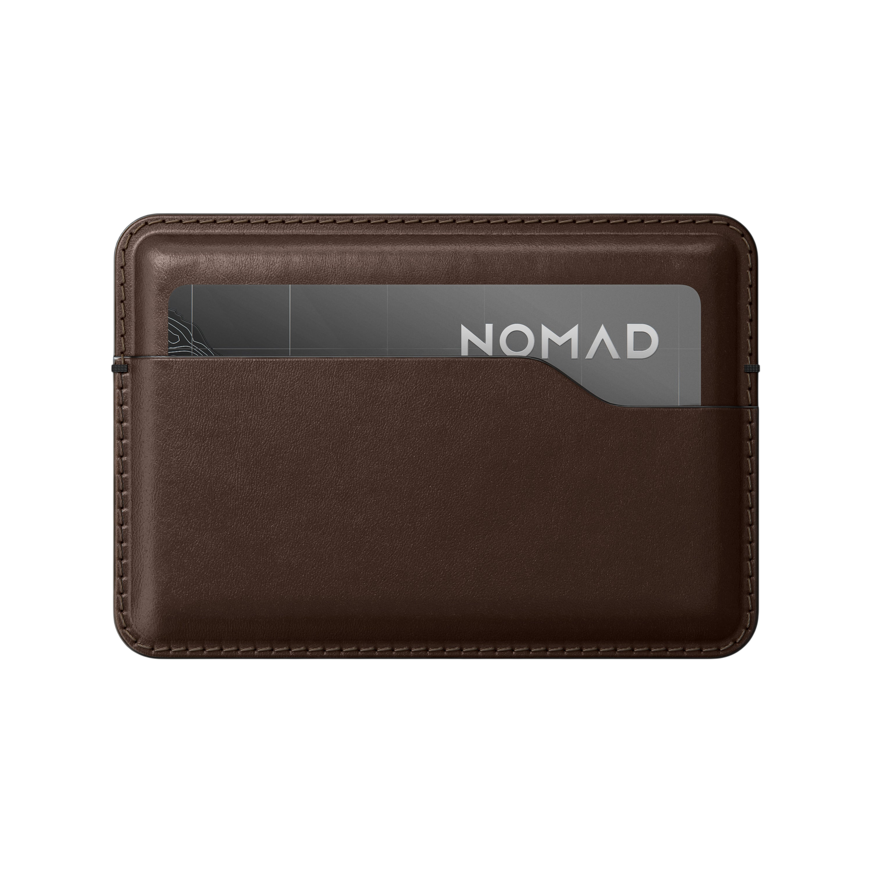 Nomad Card Wallet (Horween Leather) - Rustic Brown