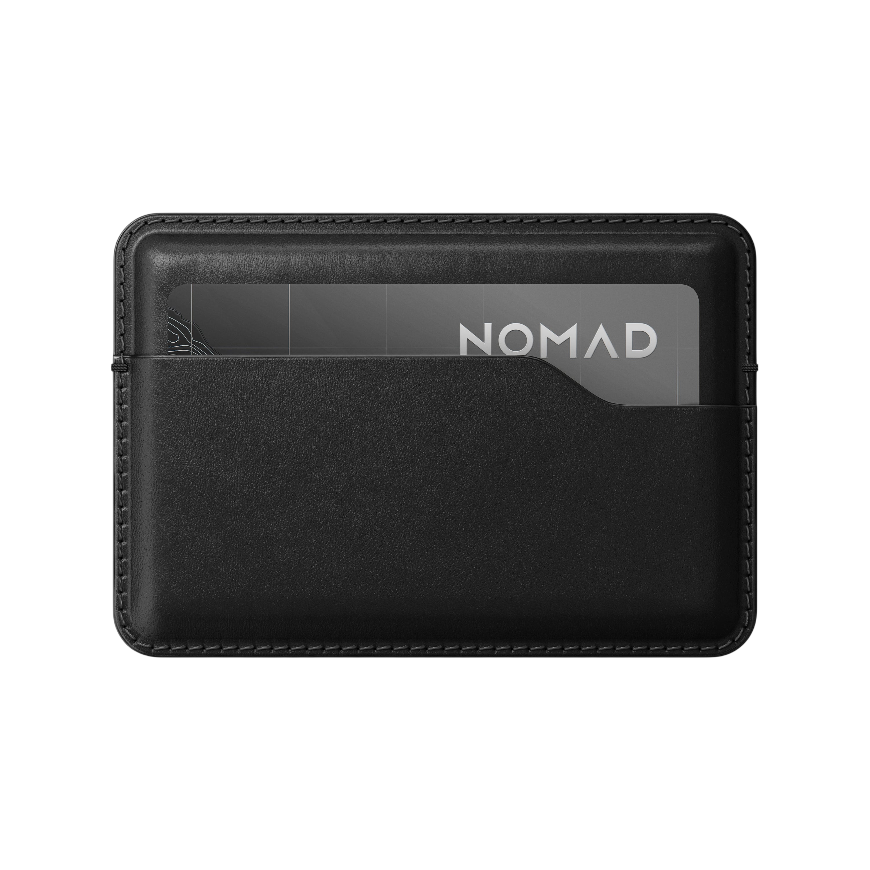 Nomad Card Wallet (Horween Leather) - Black #color_black
