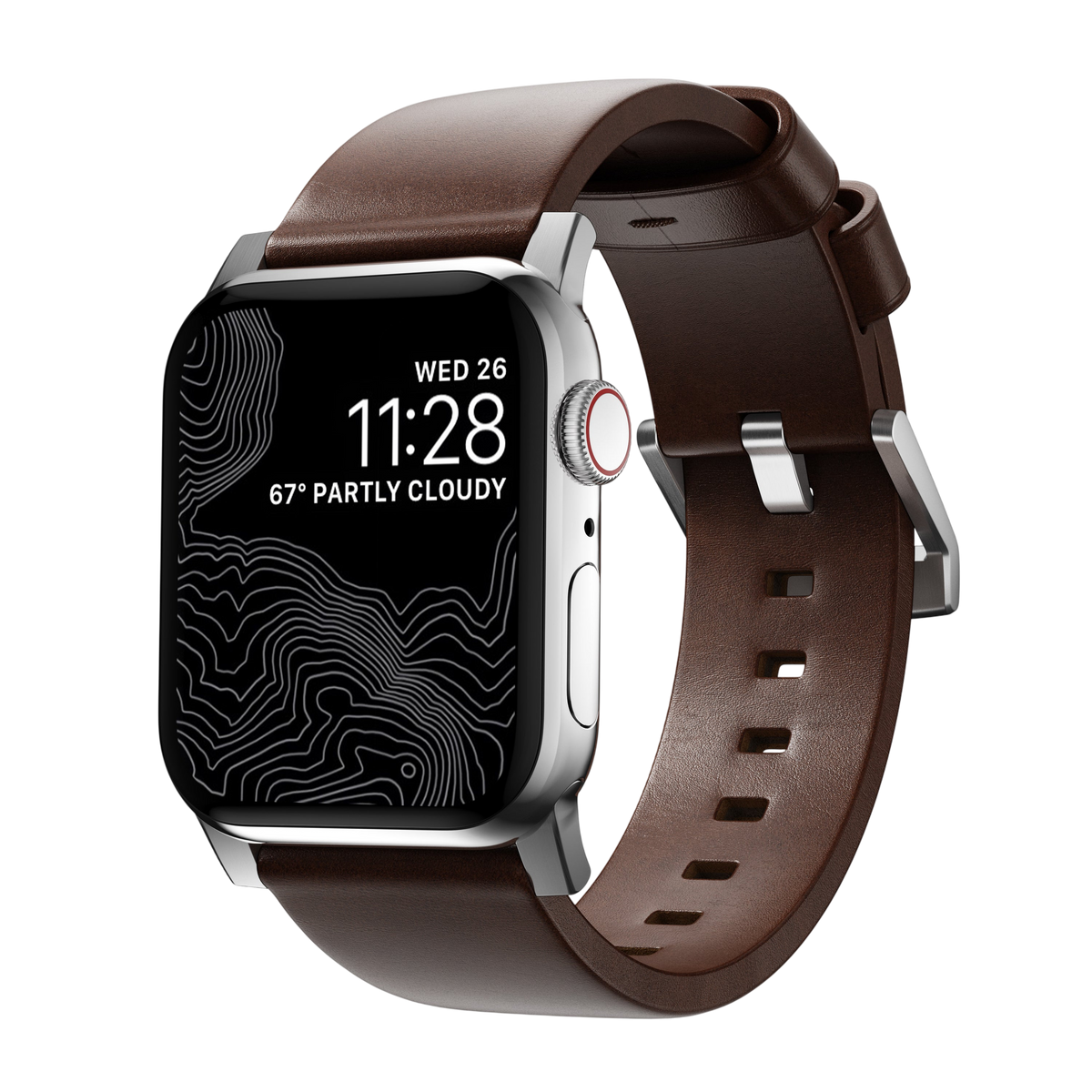 حزام ساعة Nomad Modern Band for Apple Watch 49mm / 46mm / 45mm (Brown