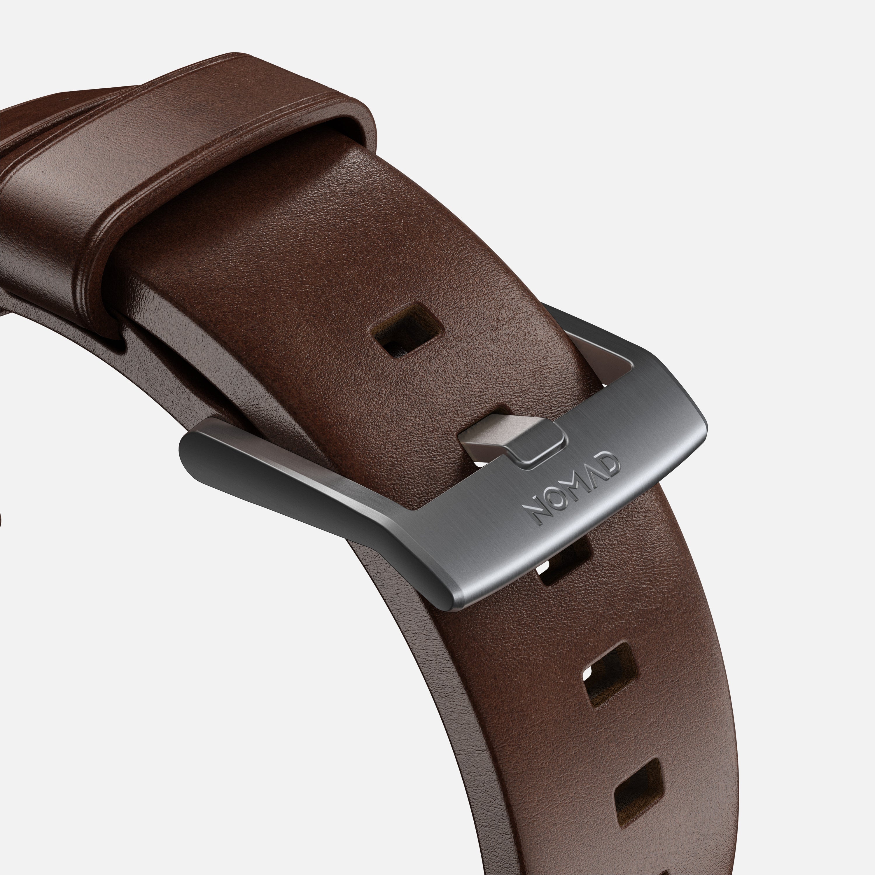 Nomad Modern Band for Apple Watch 49mm / 46mm / 45mm (Brown / Horween Leather)