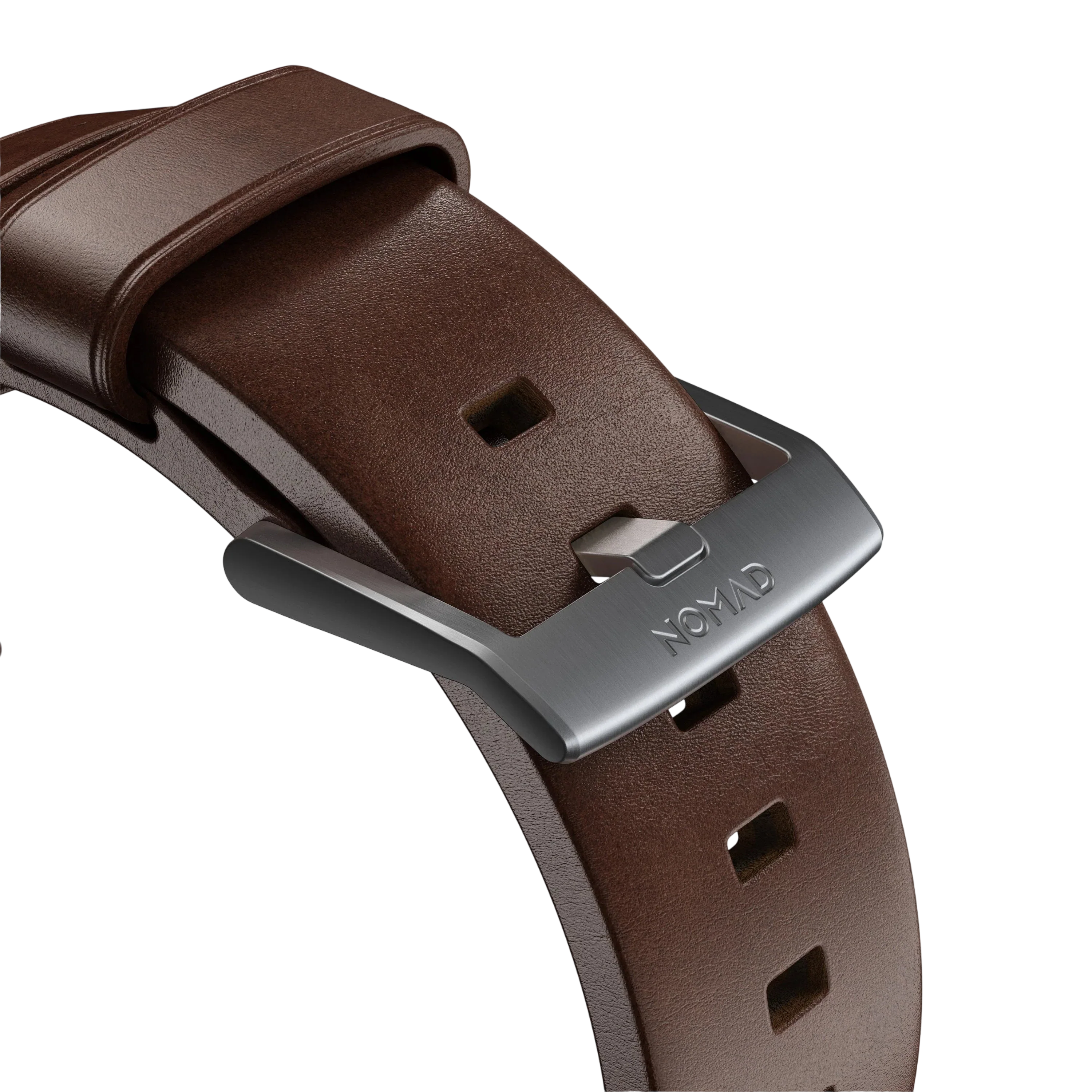Nomad Modern Leather Band for Apple Watch Ultra 3 / 2 / 1 - 49mm - Rustic Brown