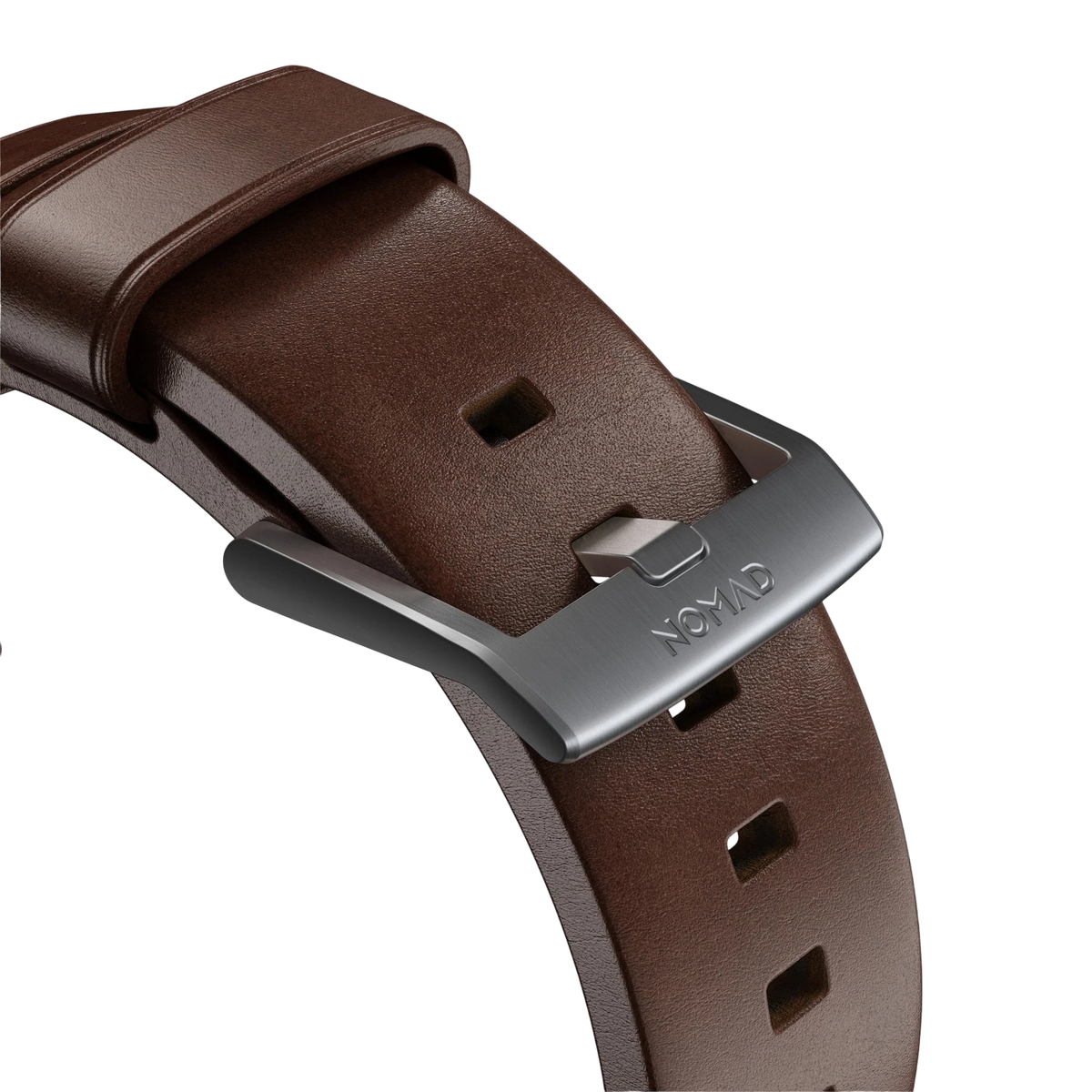 Nomad Modern Leather Band for Apple Watch Ultra 3 / 2 / 1 - 49mm - Rustic Brown