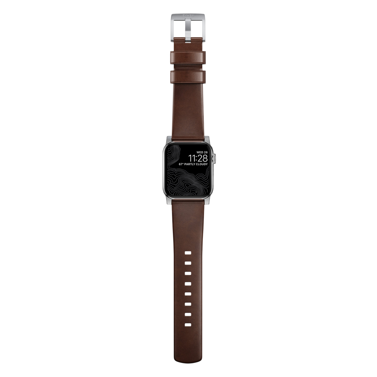 حزام ساعة Nomad Modern Band for Apple Watch 49mm / 46mm / 45mm (Brown