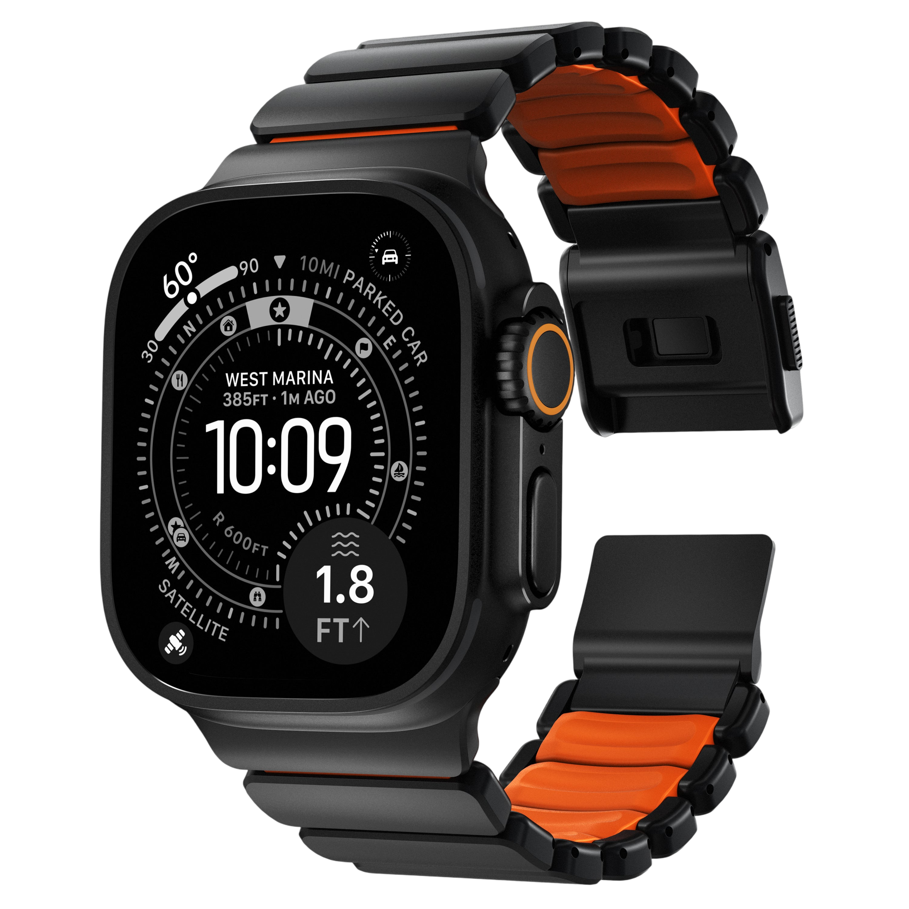 Nomad Stratos Band for Apple Watch Ultra 3 / 2 / 1 - 49mm - Orange