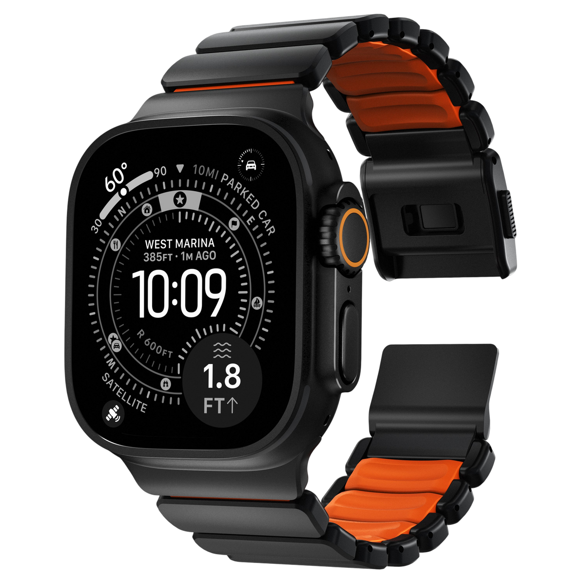 Nomad Stratos Band for Apple Watch Ultra 3 / 2 / 1 - 49mm - Orange