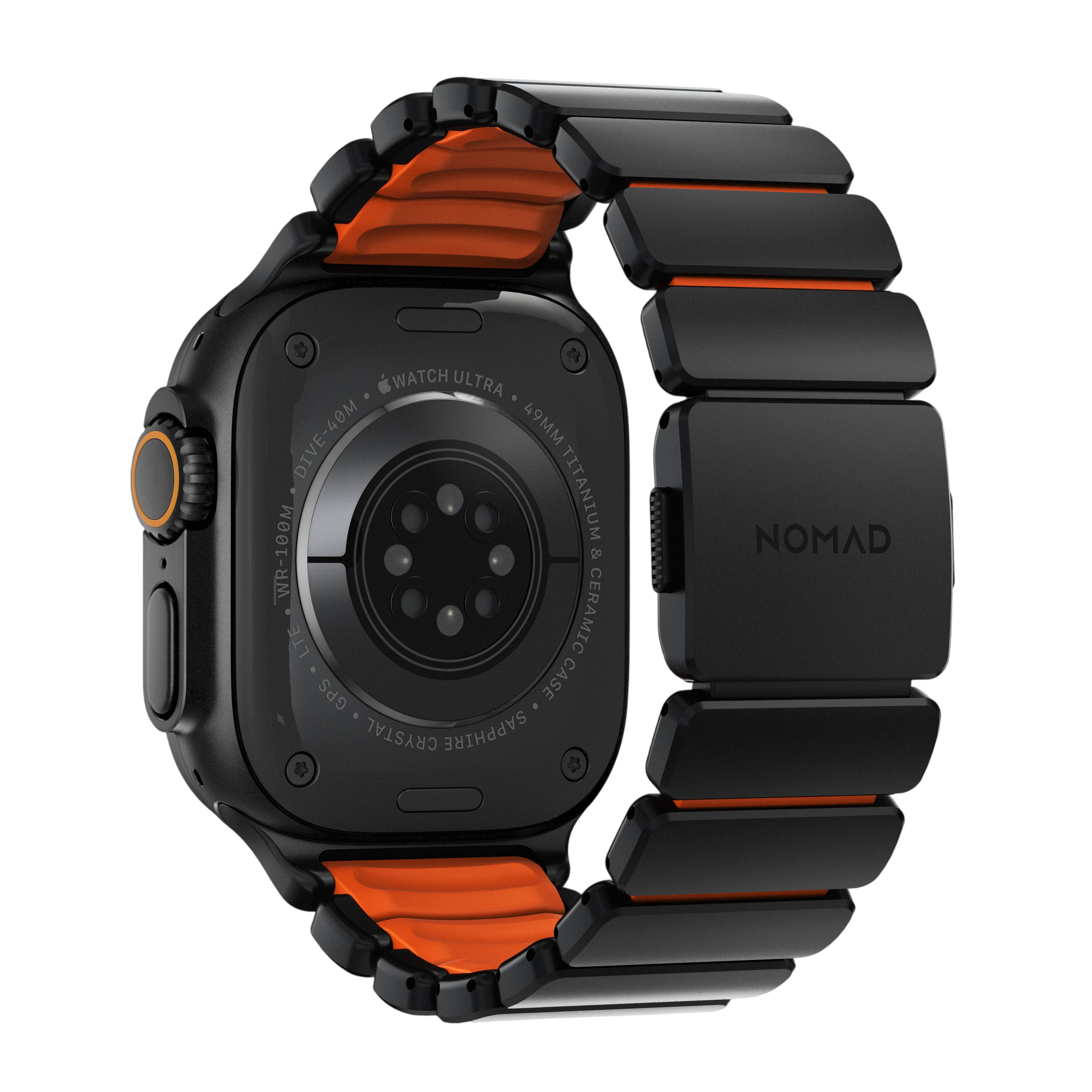 Nomad Stratos Band for Apple Watch Ultra 3 / 2 / 1 - 49mm - Orange