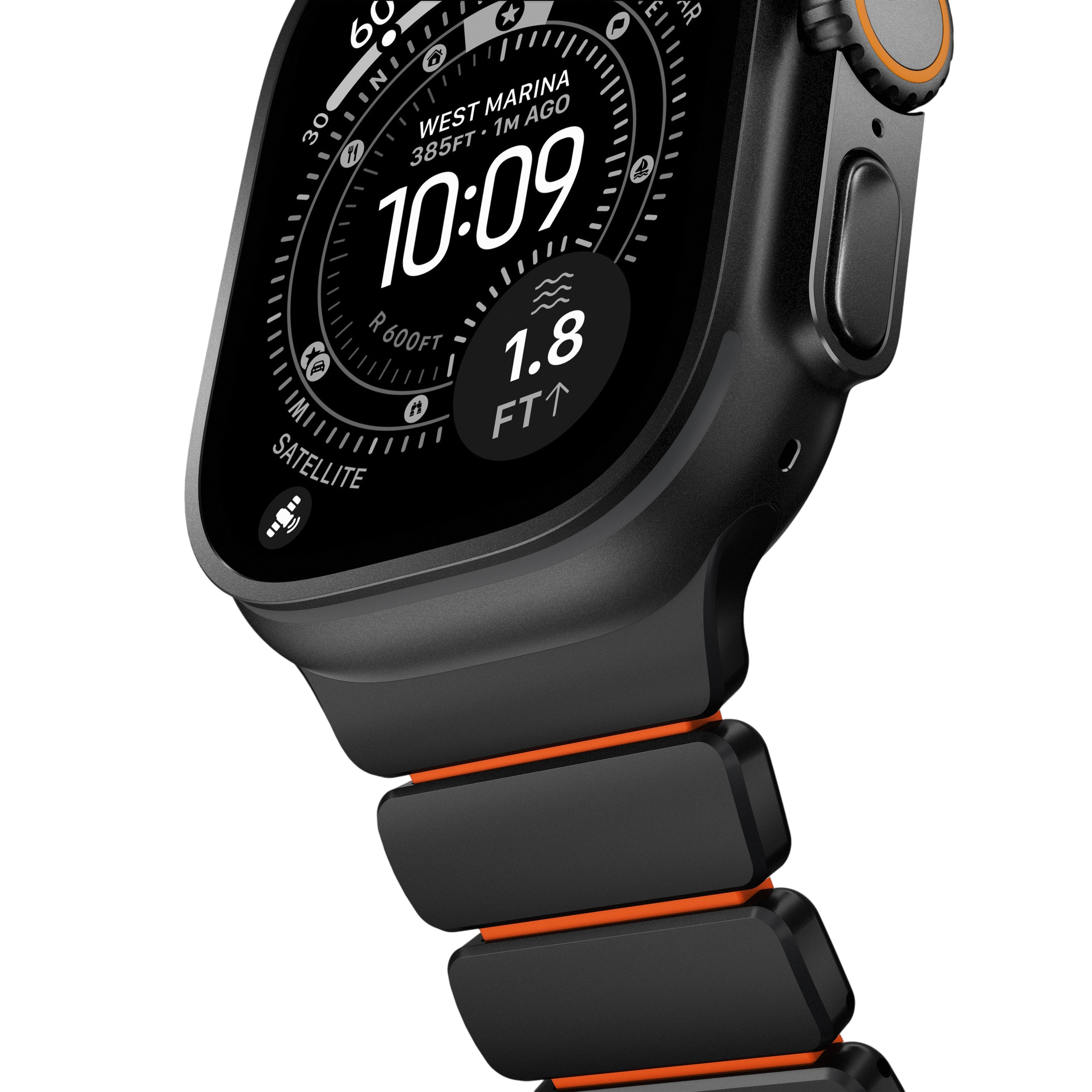 Nomad Stratos Band for Apple Watch Ultra 3 / 2 / 1 - 49mm - Orange