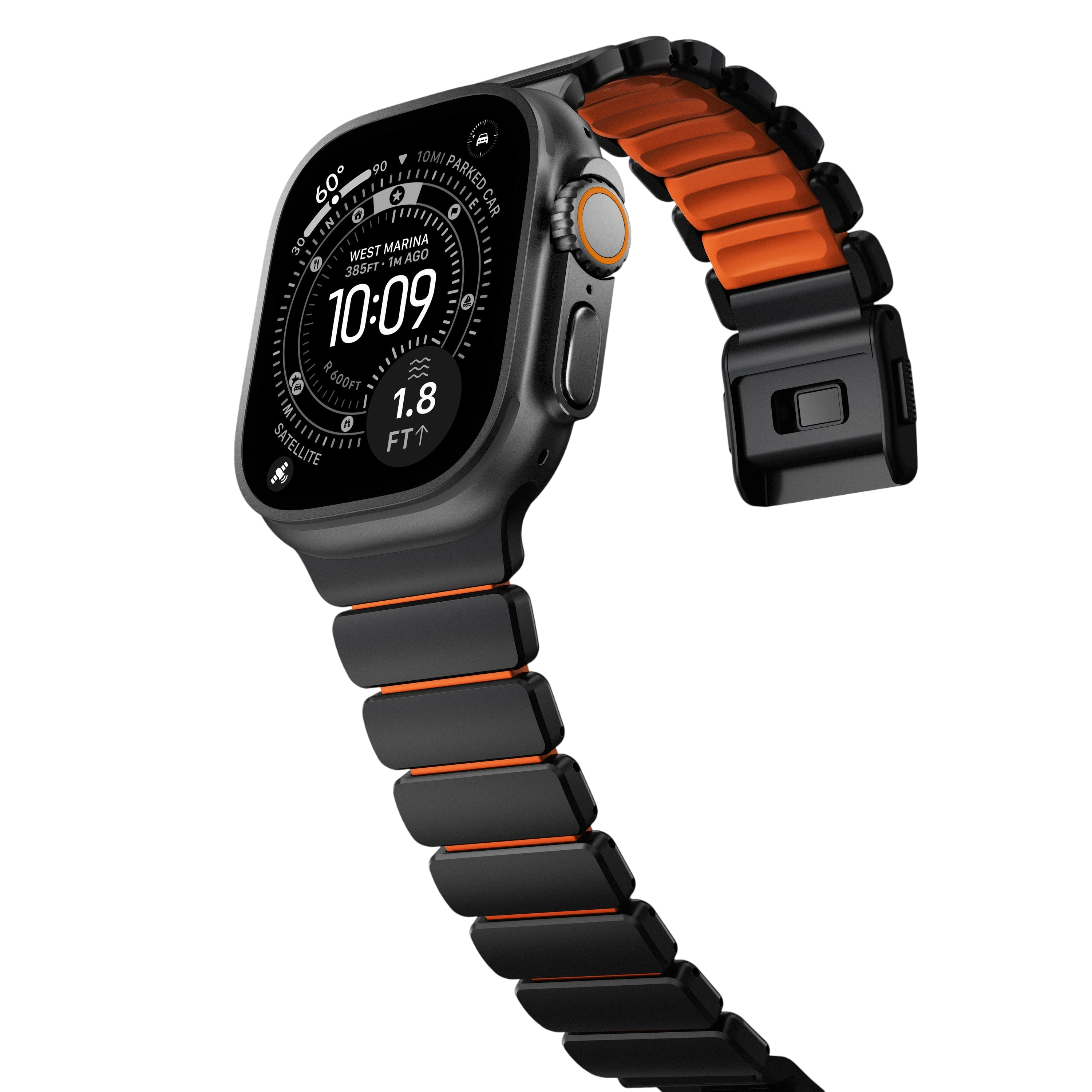 Nomad Stratos Band for Apple Watch Ultra 3 / 2 / 1 - 49mm - Orange