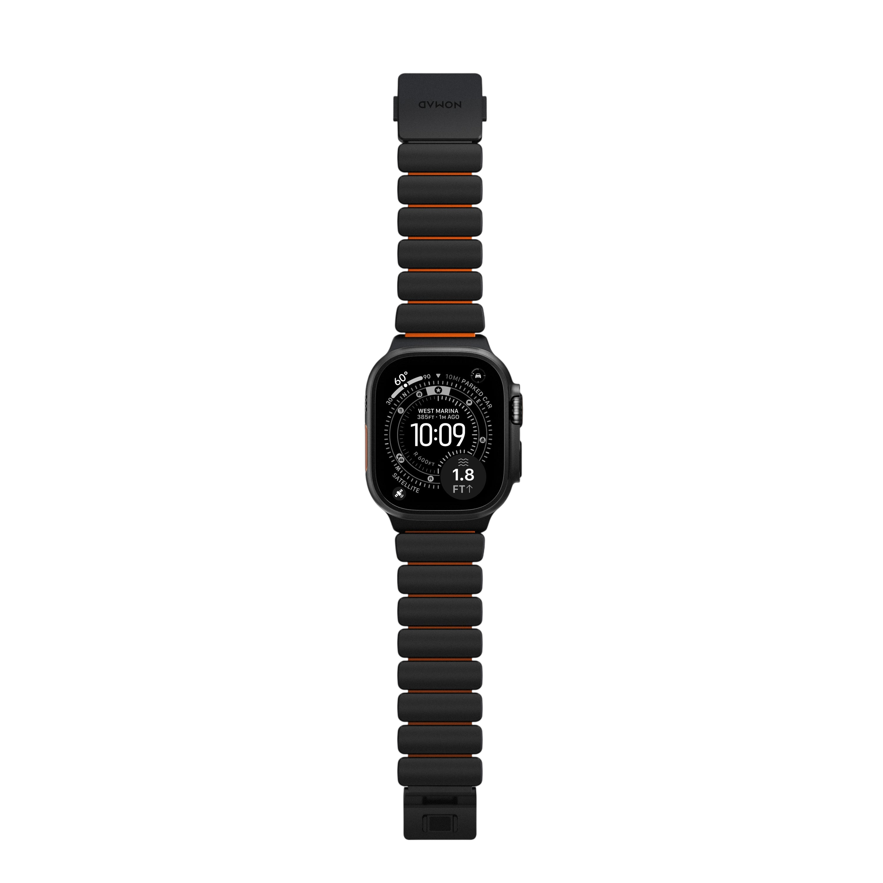 Nomad Stratos Band for Apple Watch Ultra 3 / 2 / 1 - 49mm - Orange