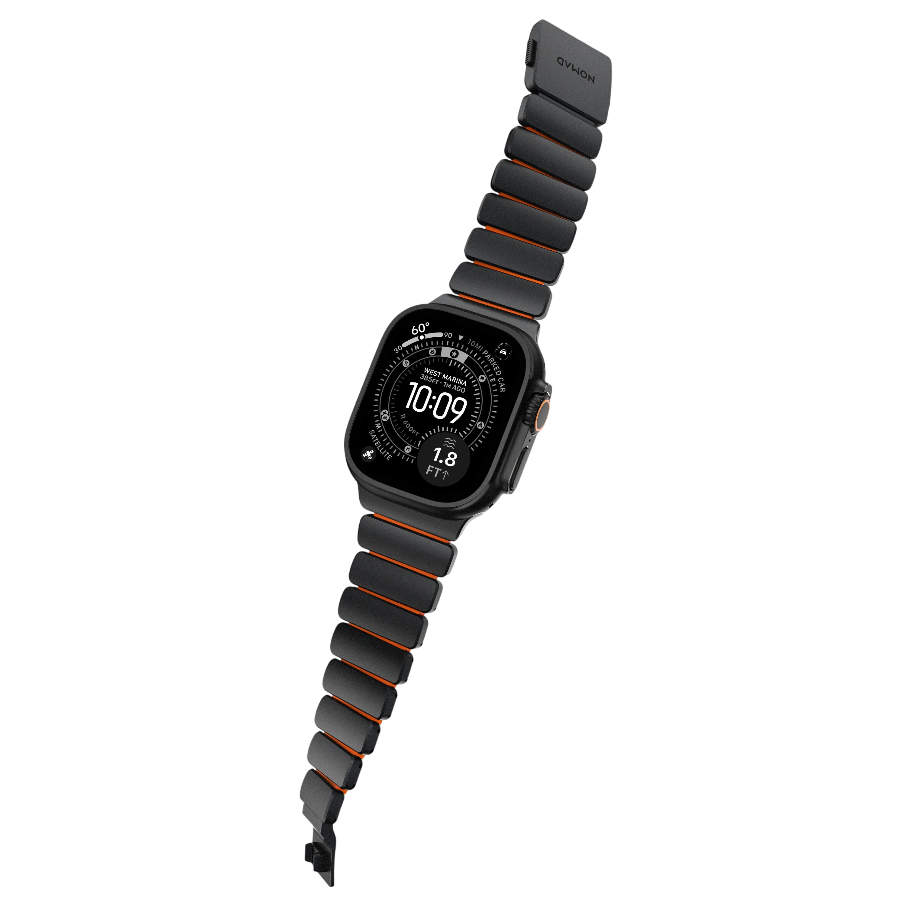 Nomad Stratos Band for Apple Watch Ultra 3 / 2 / 1 - 49mm - Orange #color_orange