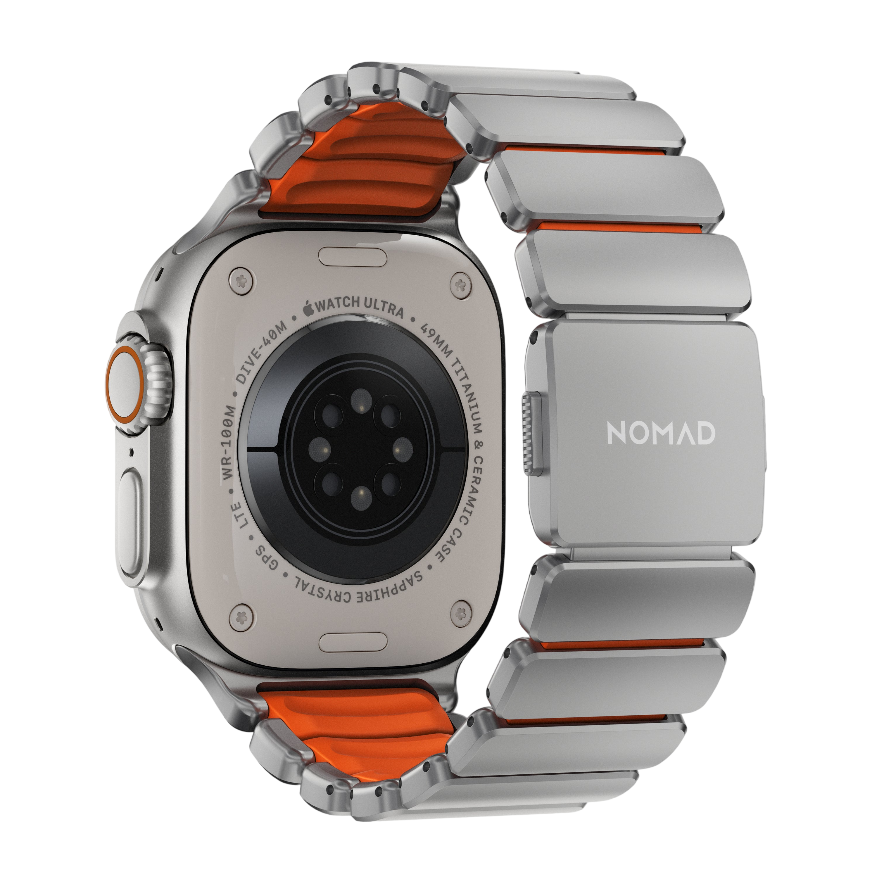 Nomad Stratos Band for Apple Watch Ultra 3 / 2 / 1 - 49mm - Orange