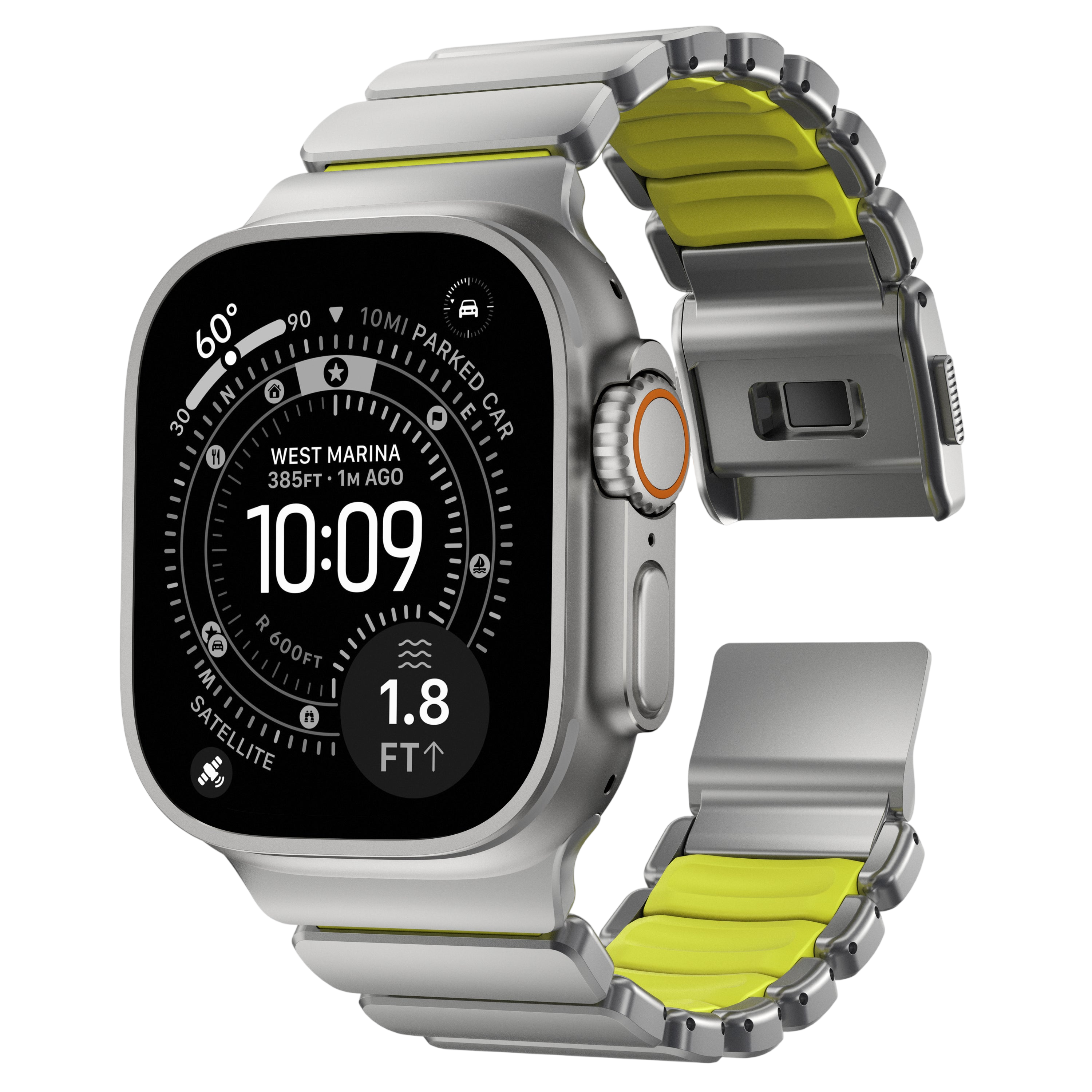 Nomad Stratos Band for Apple Watch Ultra 3 / 2 / 1 - 49mm - Volt