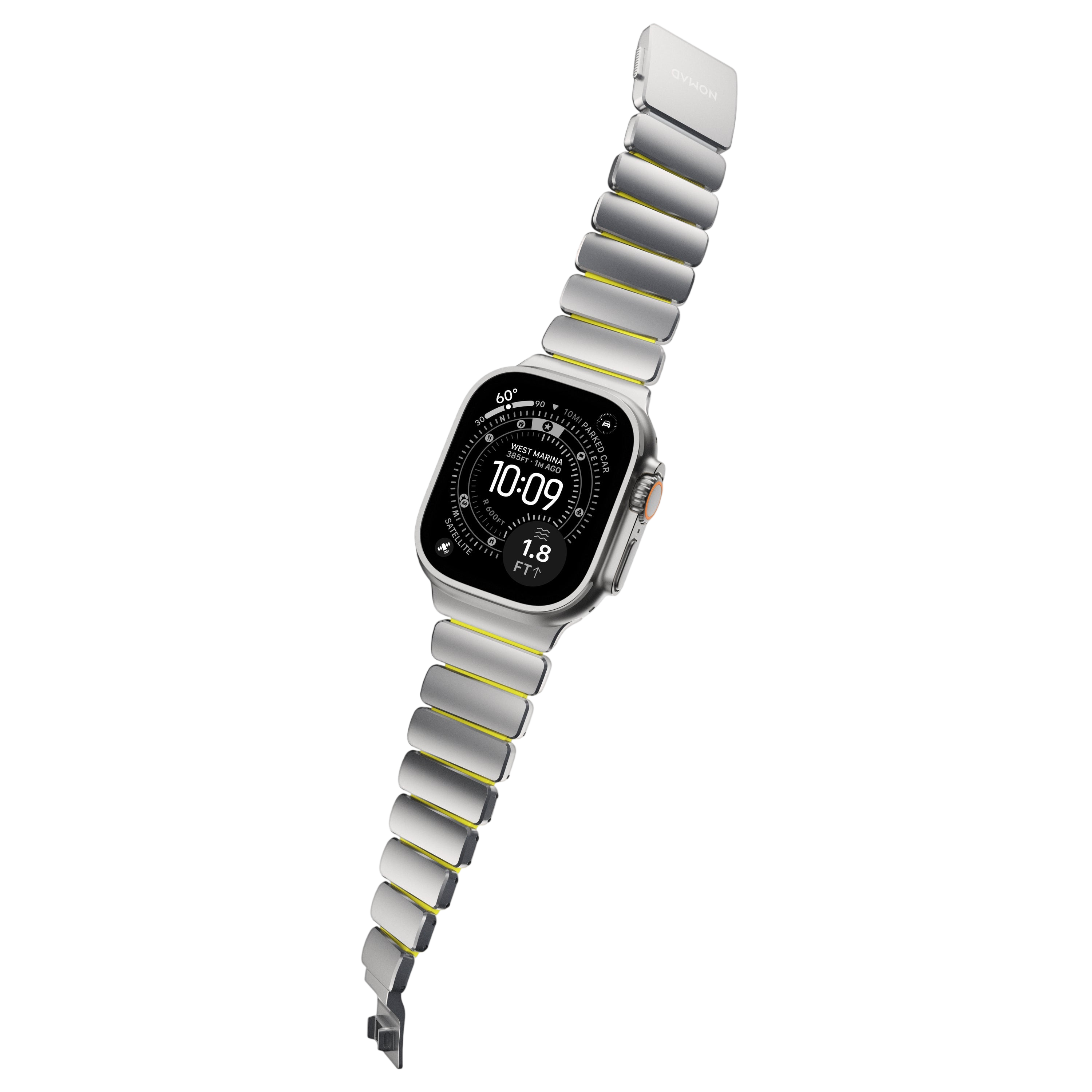 Nomad Stratos Band for Apple Watch Ultra 3 / 2 / 1 - 49mm - Orange