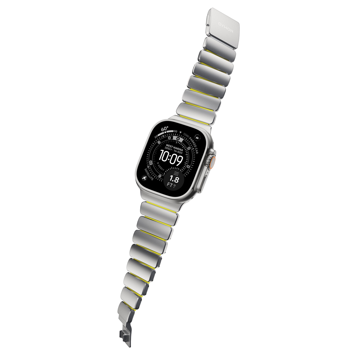 Nomad Stratos Band for Apple Watch Ultra 3 / 2 / 1 - 49mm - Orange