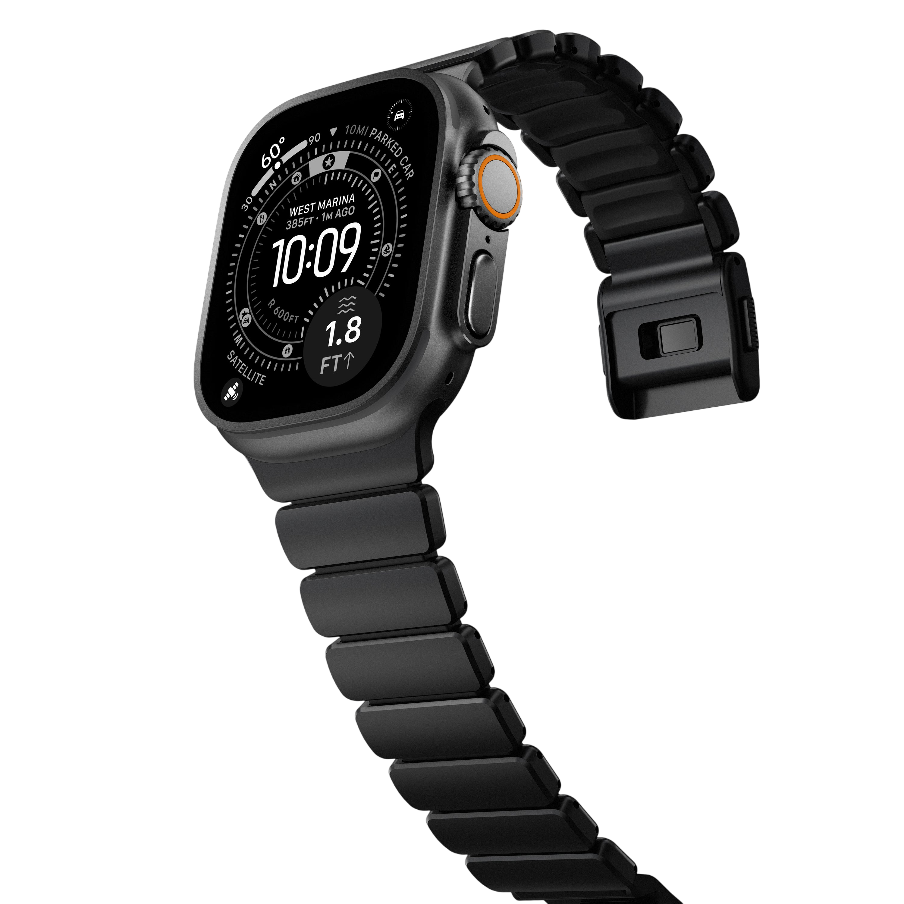 Nomad Stratos Band for Apple Watch Ultra 3 / 2 / 1 - 49mm - Black