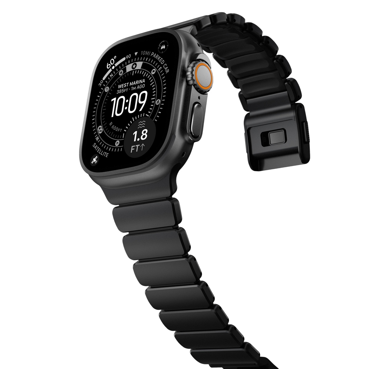 Nomad Stratos Band for Apple Watch Ultra 3 / 2 / 1 - 49mm - Black
