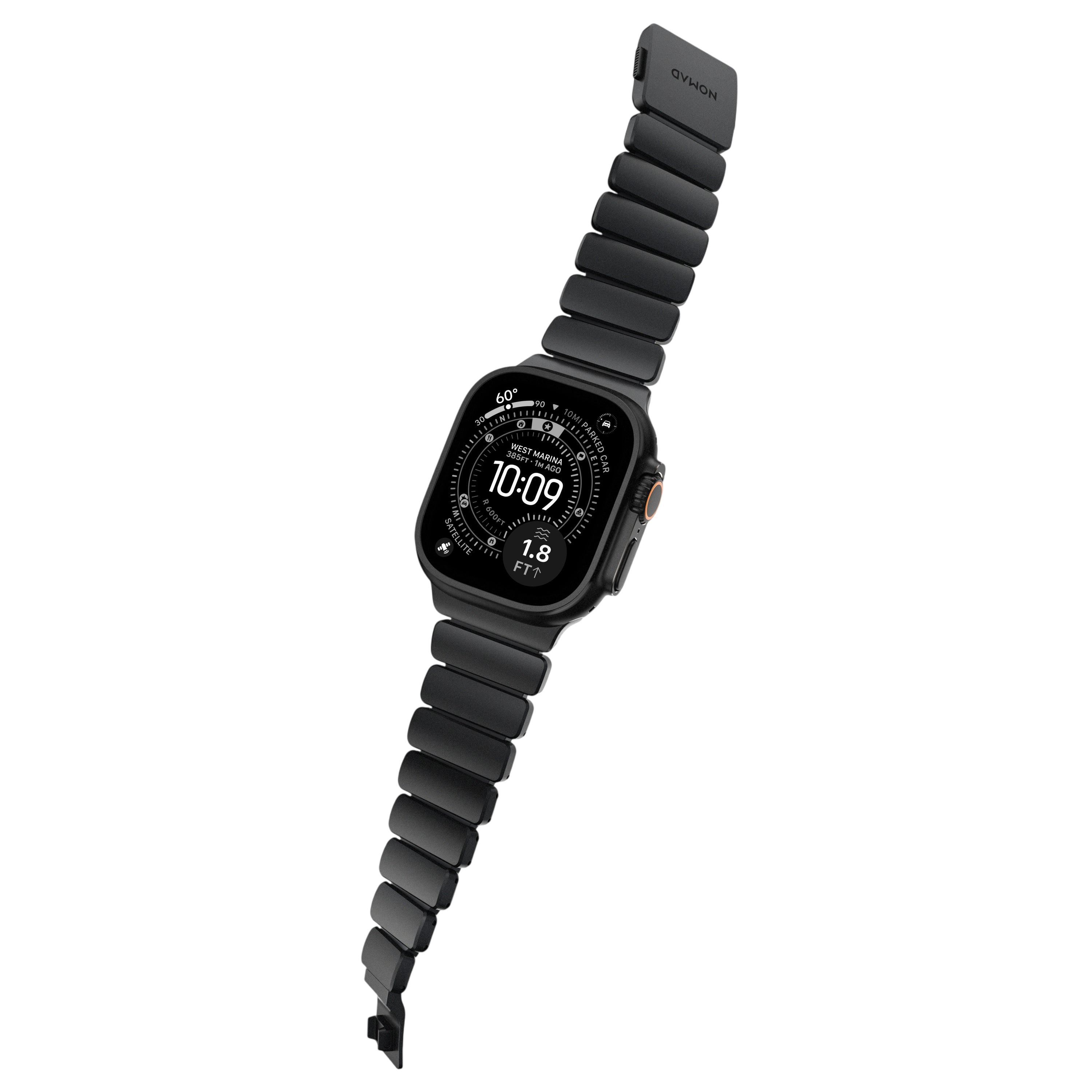 Nomad Stratos Band for Apple Watch Ultra 3 / 2 / 1 - 49mm - Black
