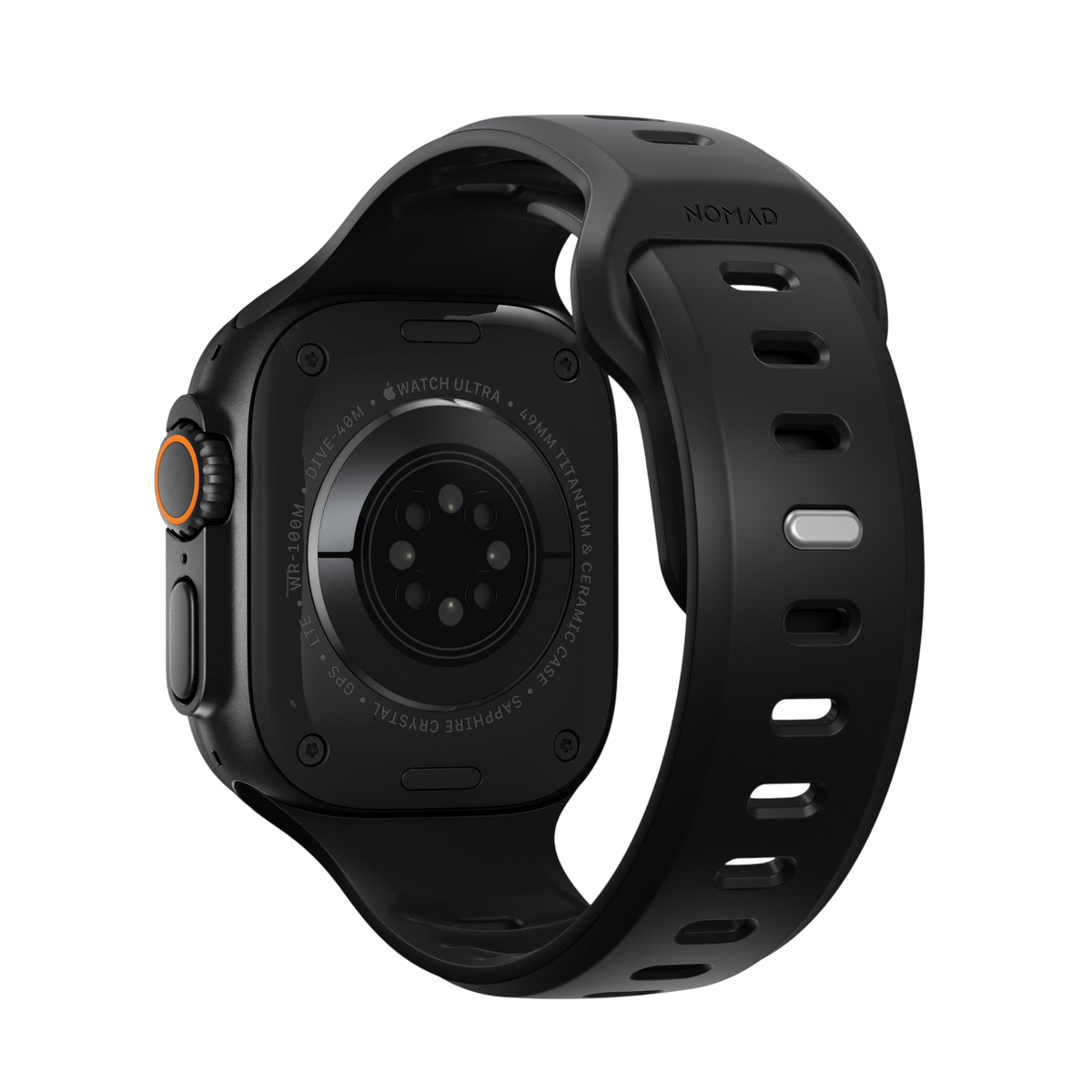 Nomad Tempo Band for Apple Watch 49mm - Black #color_black