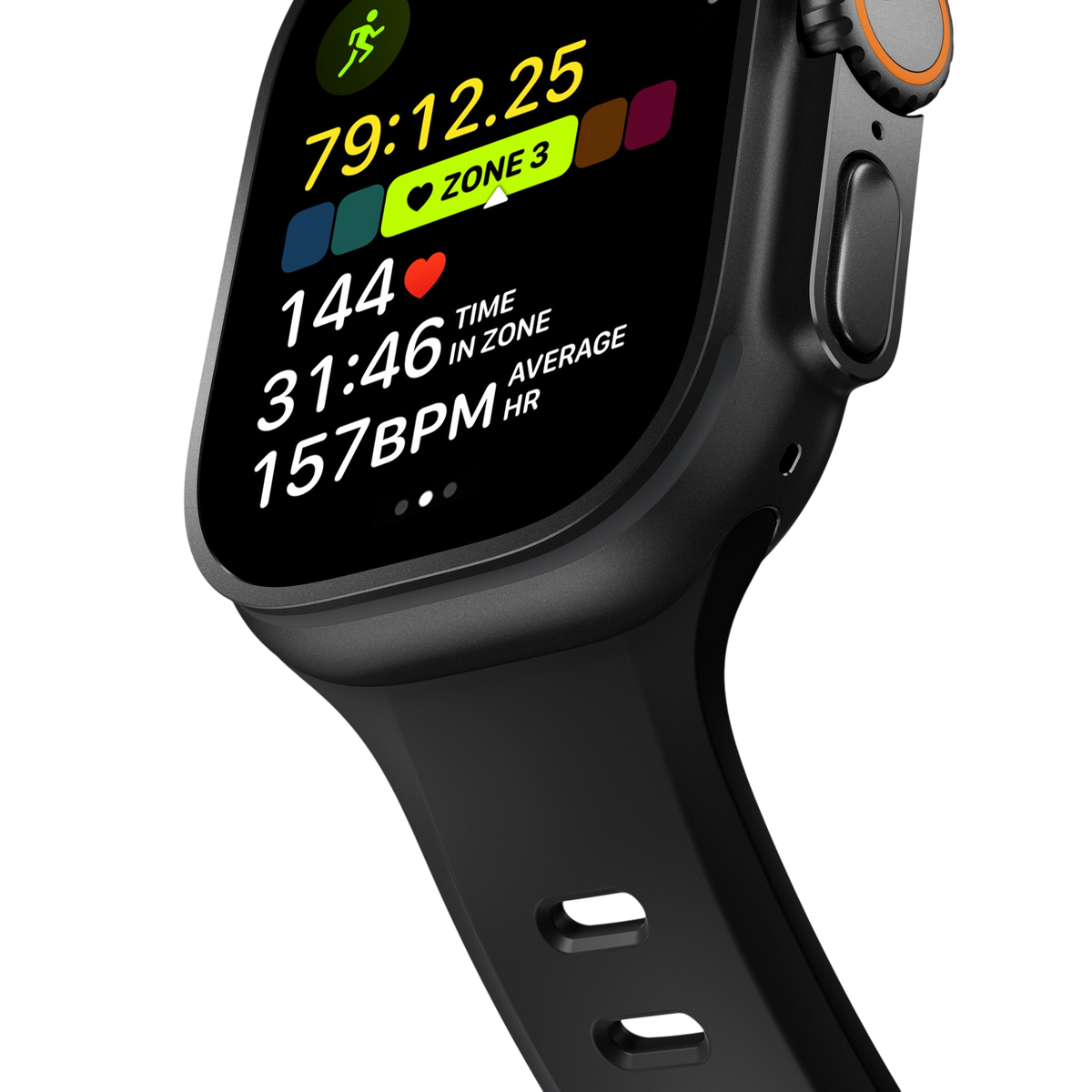 Nomad Tempo Band for Apple Watch 49mm - Black #color_black
