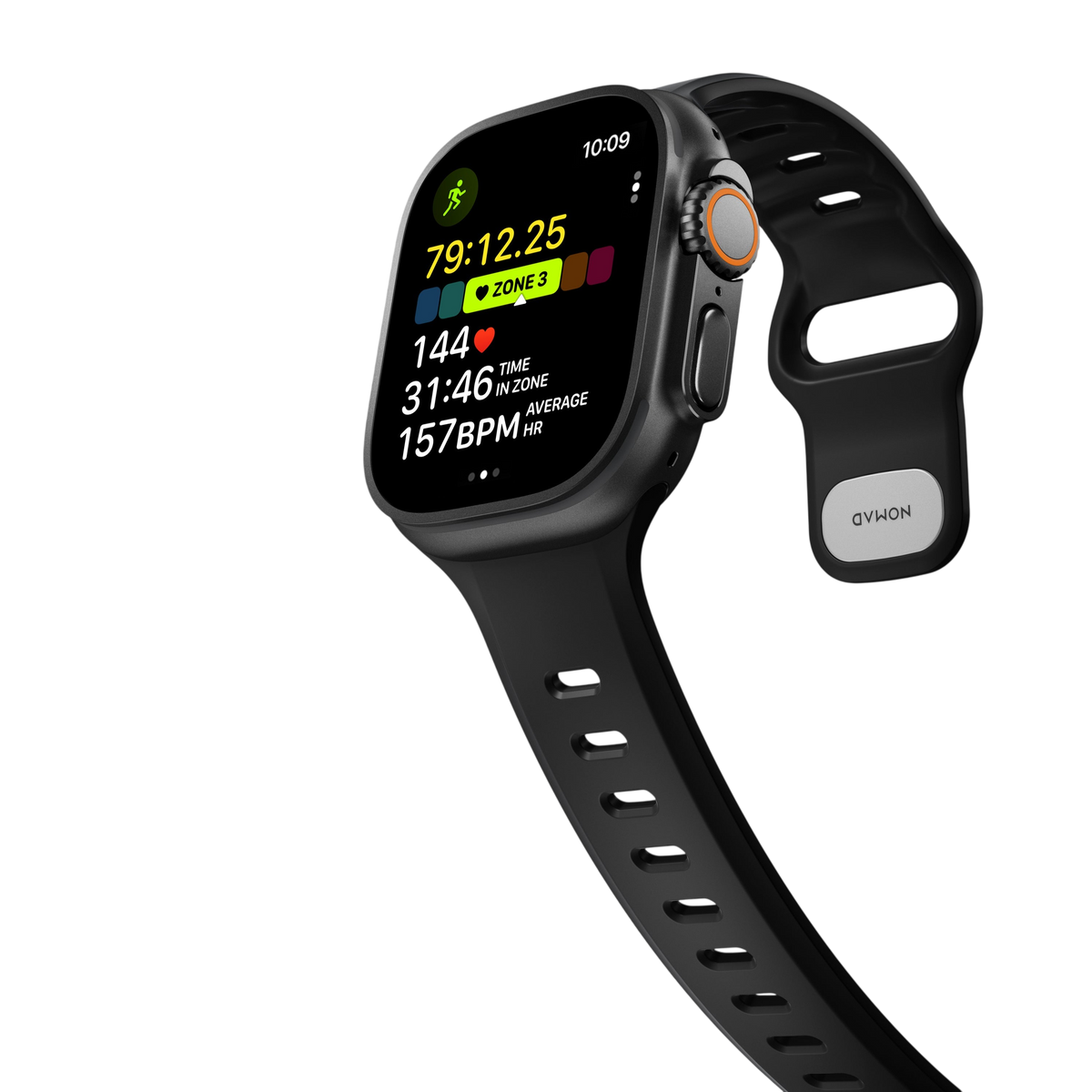 Nomad Tempo Band for Apple Watch 49mm - Black #color_black