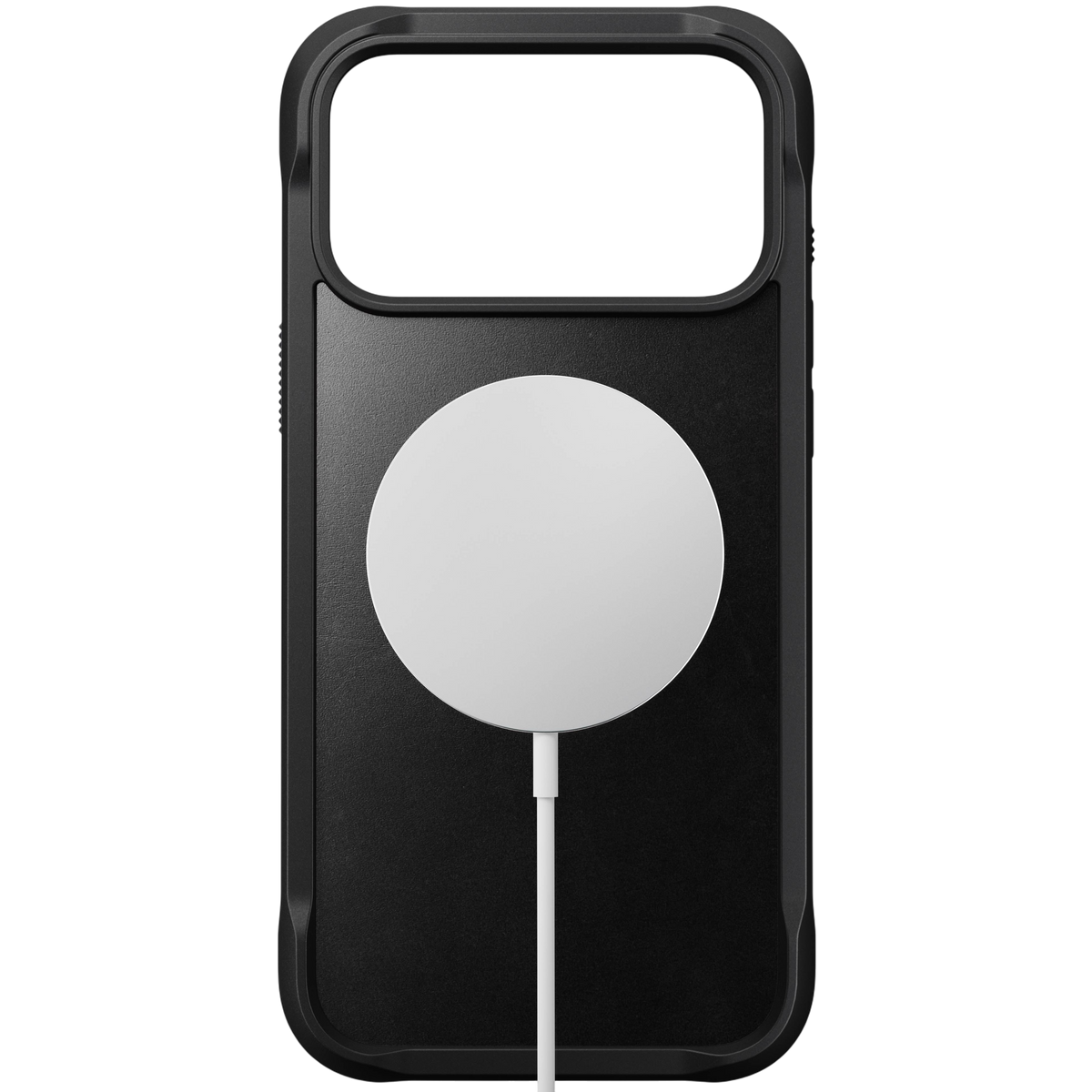 Nomad Rugged Leather Case for iPhone 17 Pro (Horween) - Black